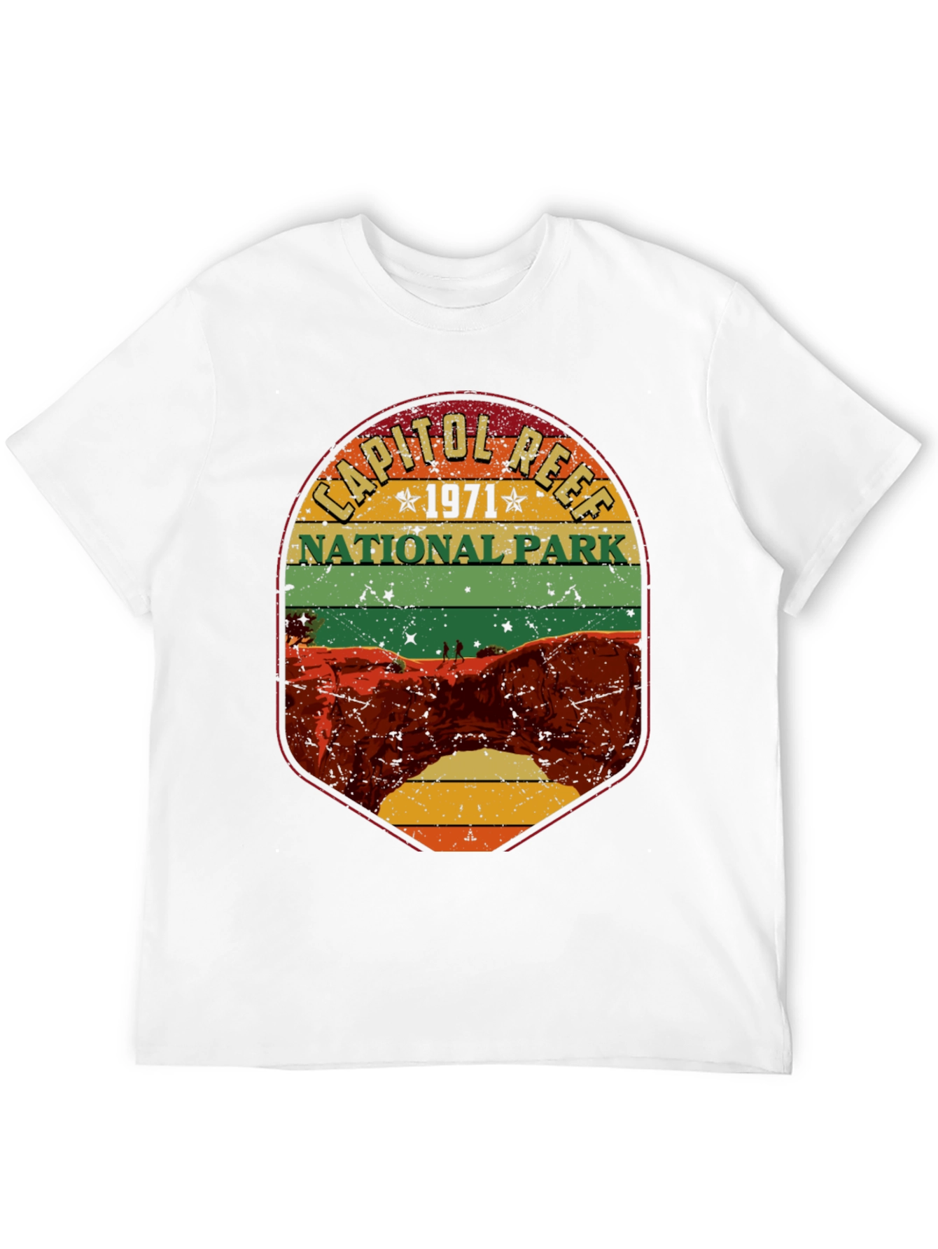Capitol Reef National Park 1971 Retro T-Shirt