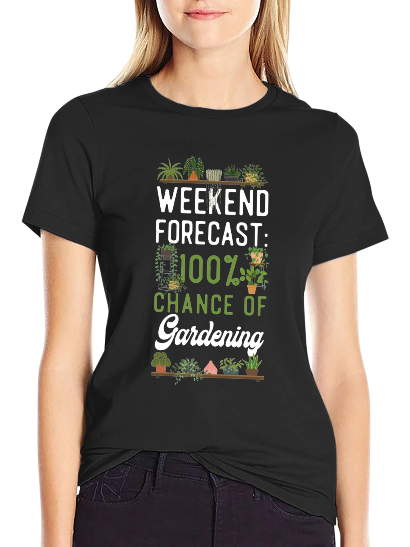 Gardening Forecast T-Shirt - Weekend Hobby Tee