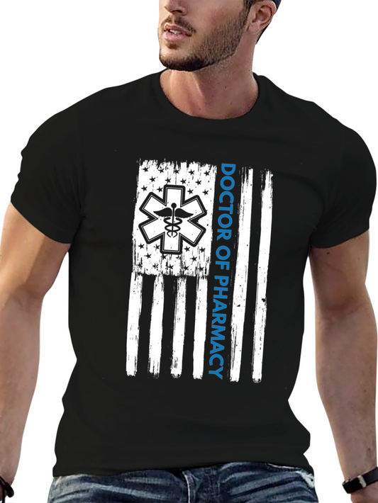 Doctor of Pharmacy American Flag T-Shirt