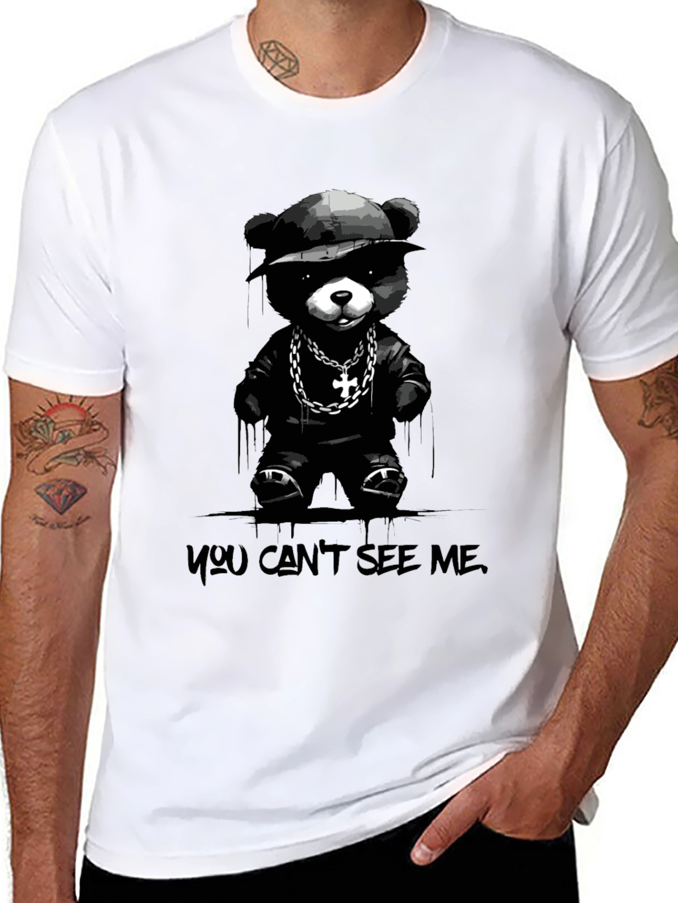 Cool Bear T-Shirt: You Cant See Me!