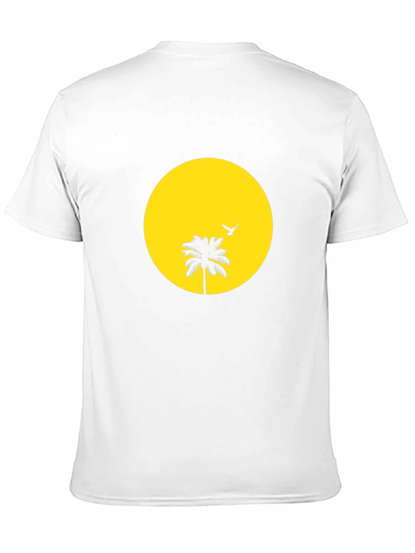 Tropical Sunset Graphic Tee - Black
