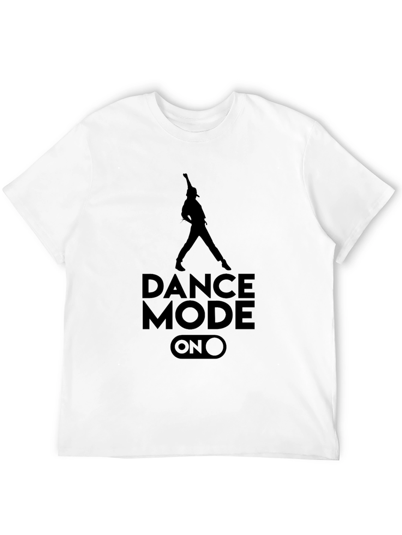 Dance Mode On Graphic Tee - Black