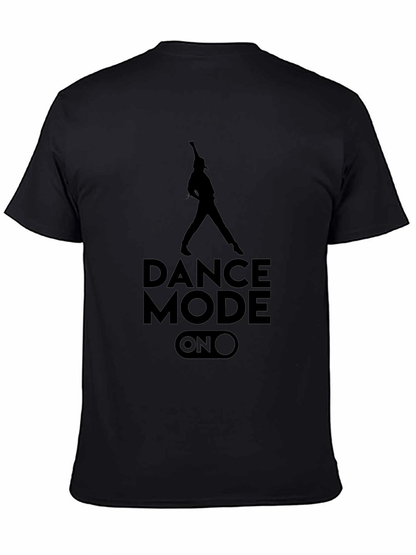 Dance Mode On Graphic Tee - Black