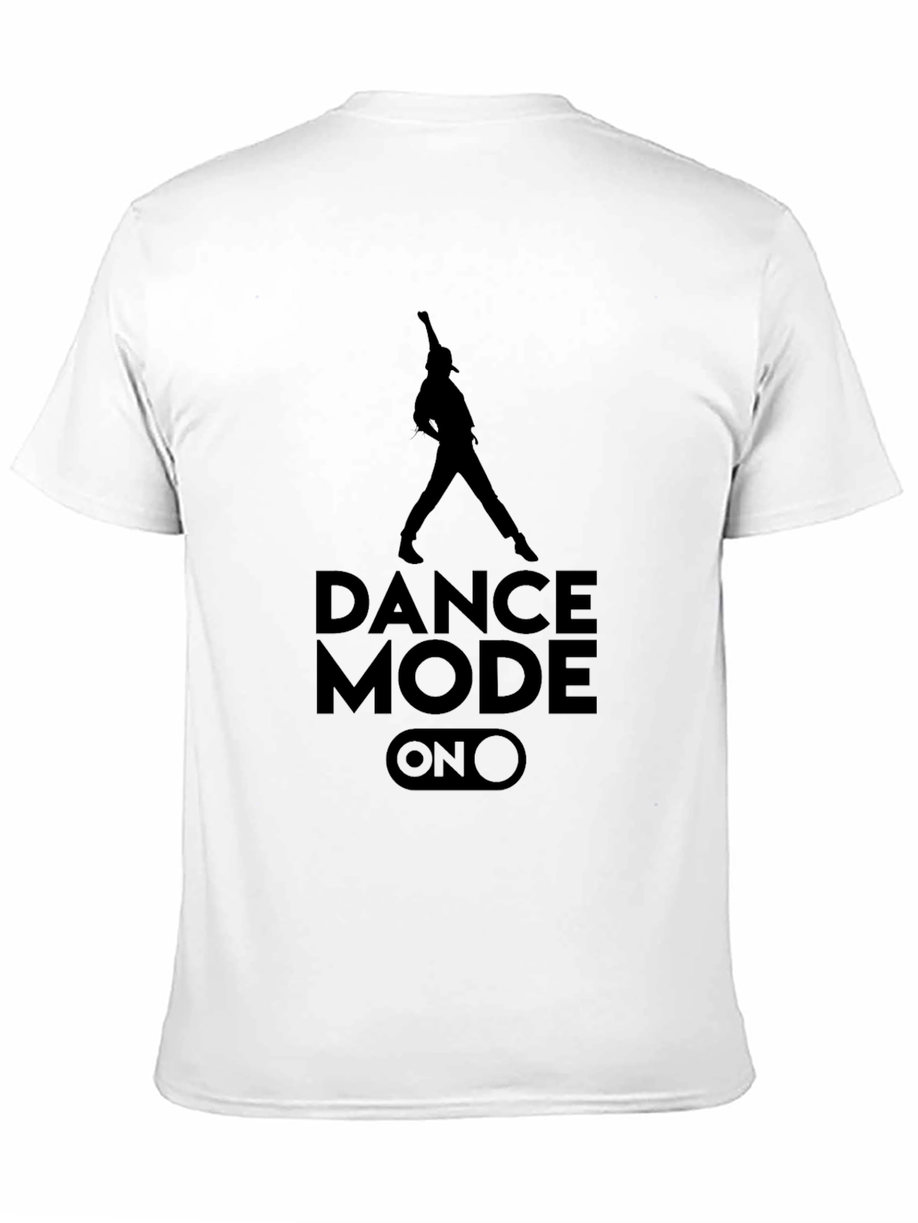 Dance Mode On Graphic Tee - Black