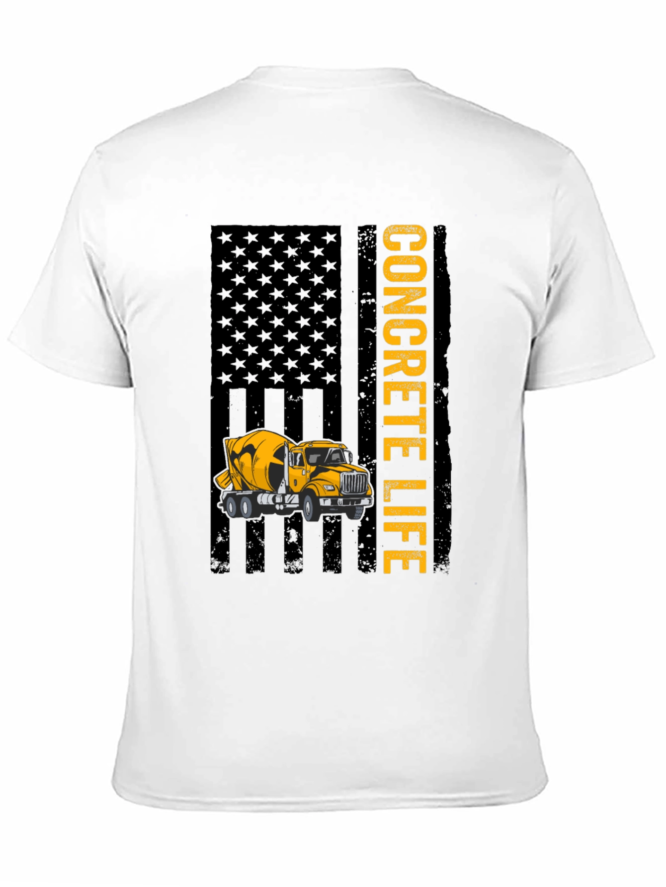Concrete Life Graphic Tee - Construction Worker Shirt