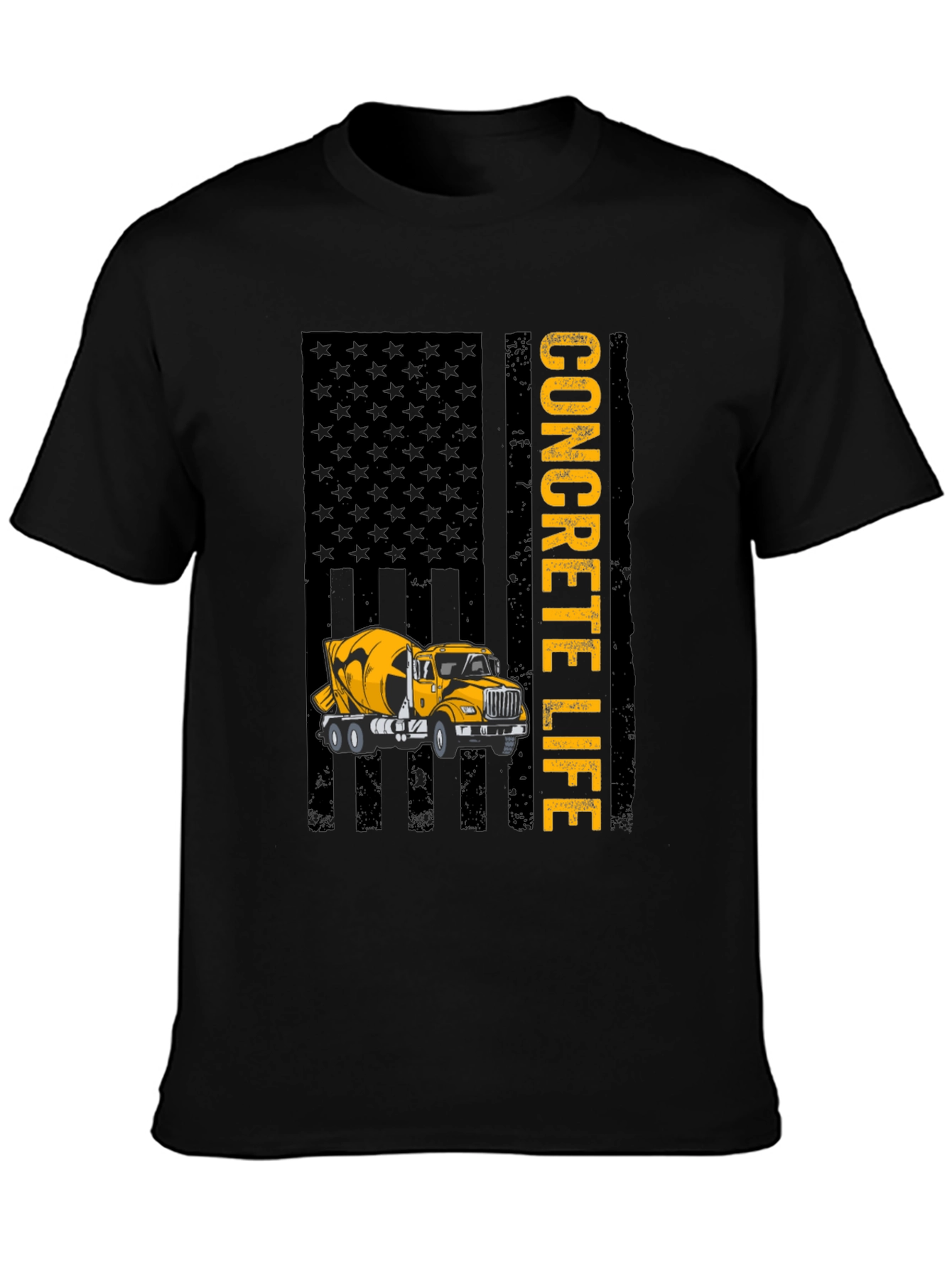 Concrete Life Graphic Tee - Construction Worker Shirt
