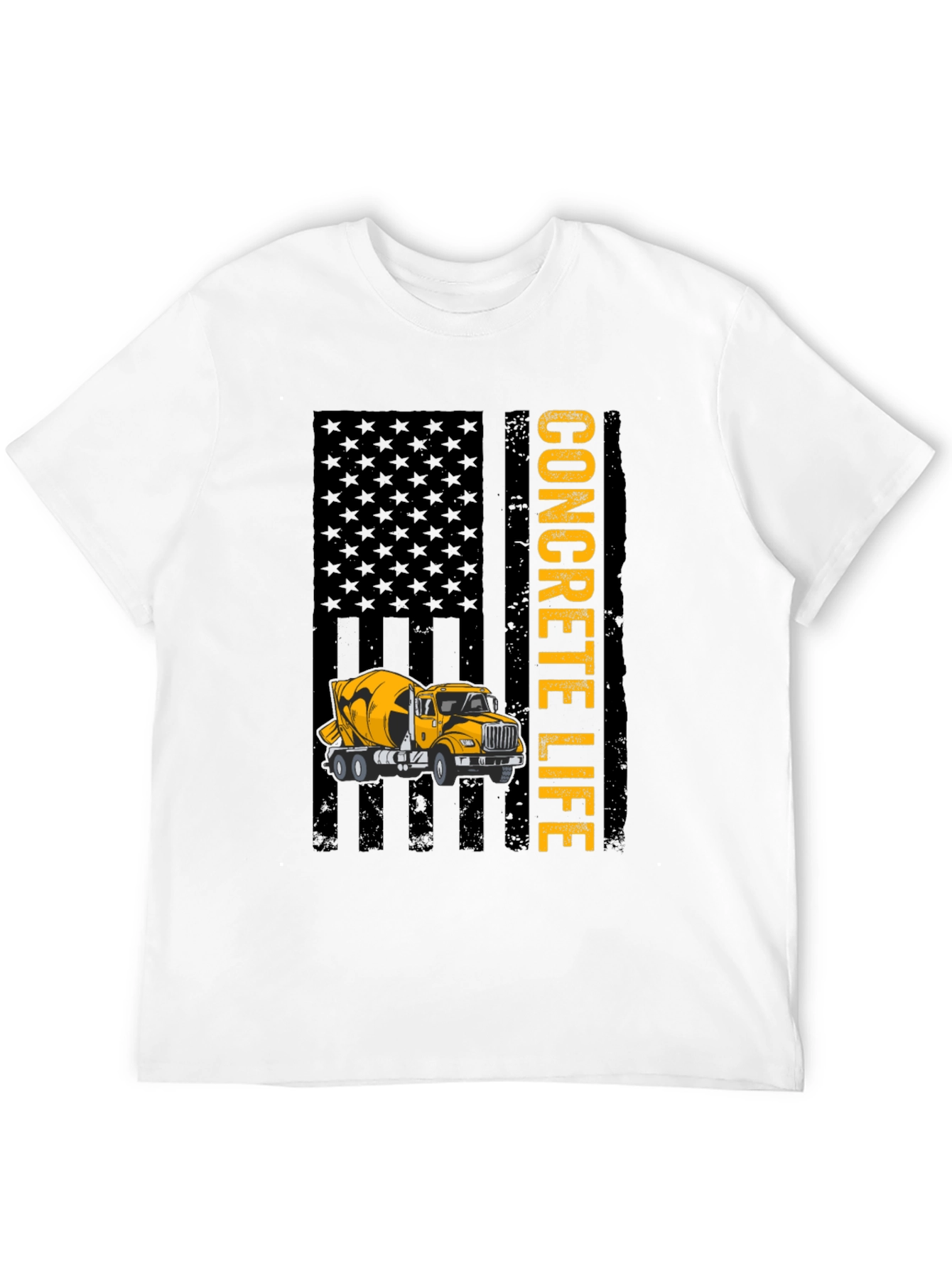 Concrete Life Graphic Tee - Construction Worker Shirt