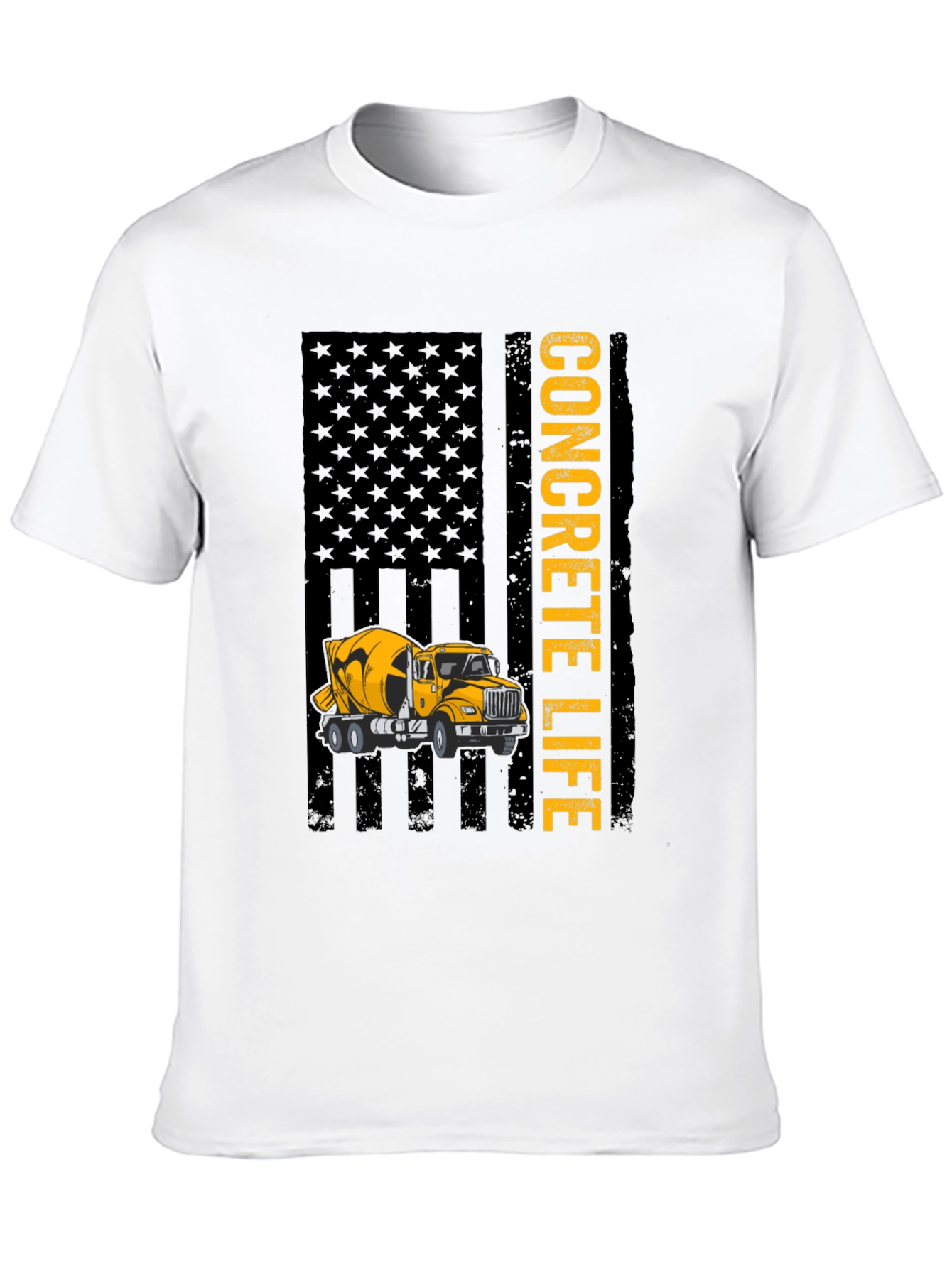 Concrete Life Graphic Tee - Construction Worker Shirt