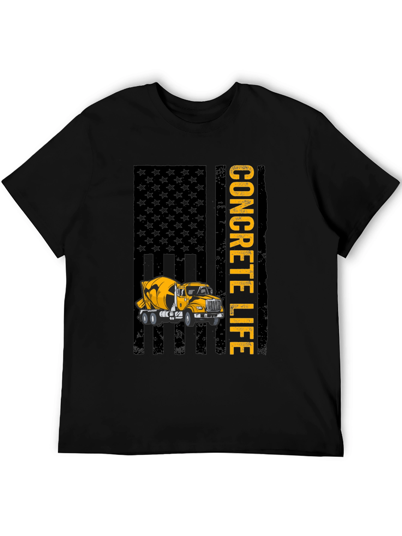 Concrete Life Graphic Tee - Construction Worker Shirt
