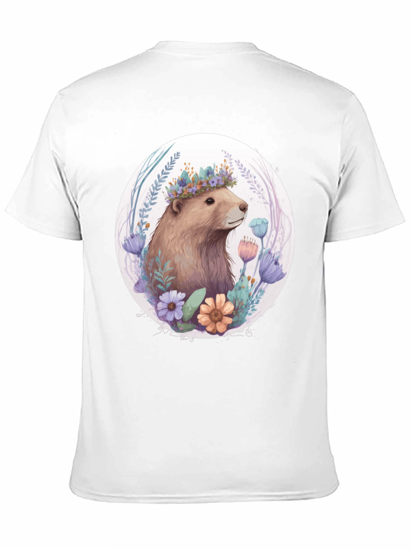 Floral Crown Bear T-Shirt