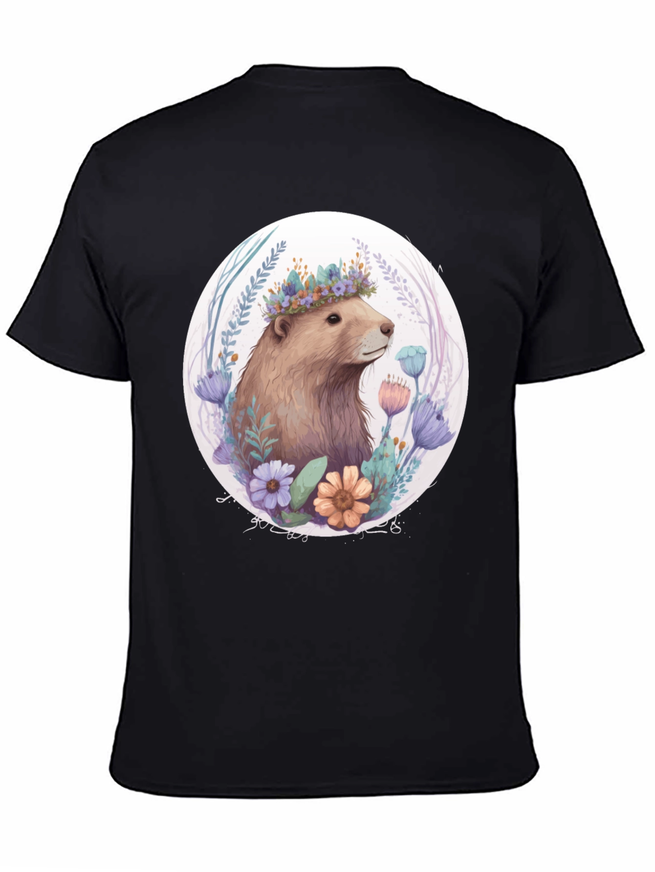 Floral Crown Bear T-Shirt