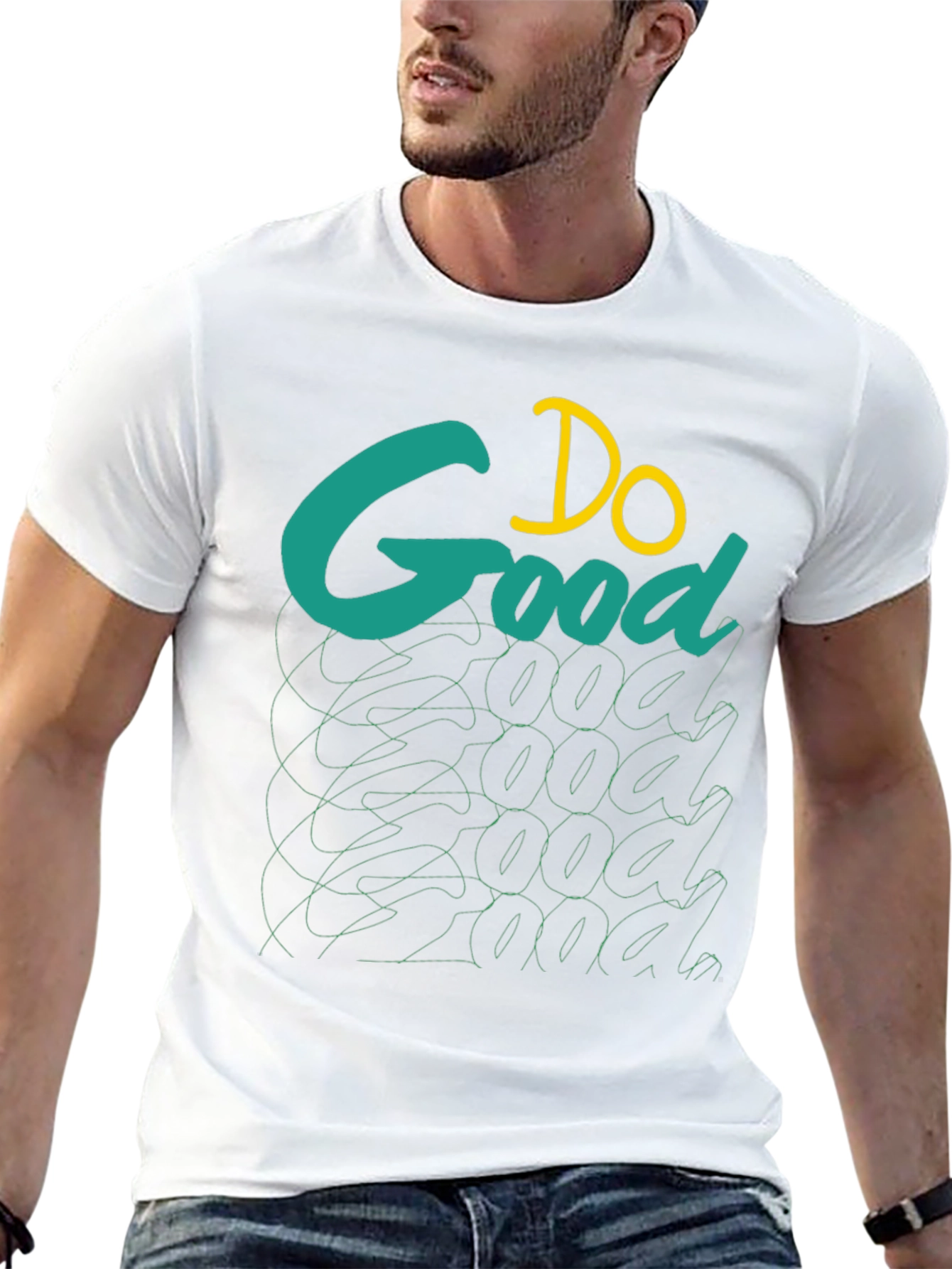 Do Good Graphic Tee - Black Cotton T-Shirt