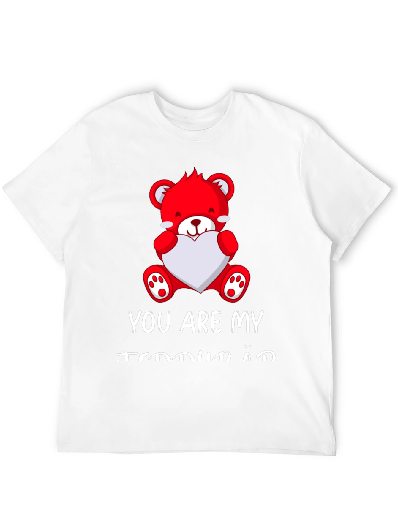 You Are My Teddy Bear Valentines Day Black T-Shirt