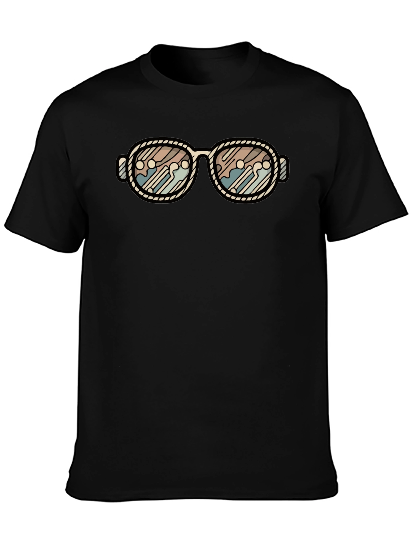 Retro Sunglasses Graphic Tee - Stylish & Unique Design