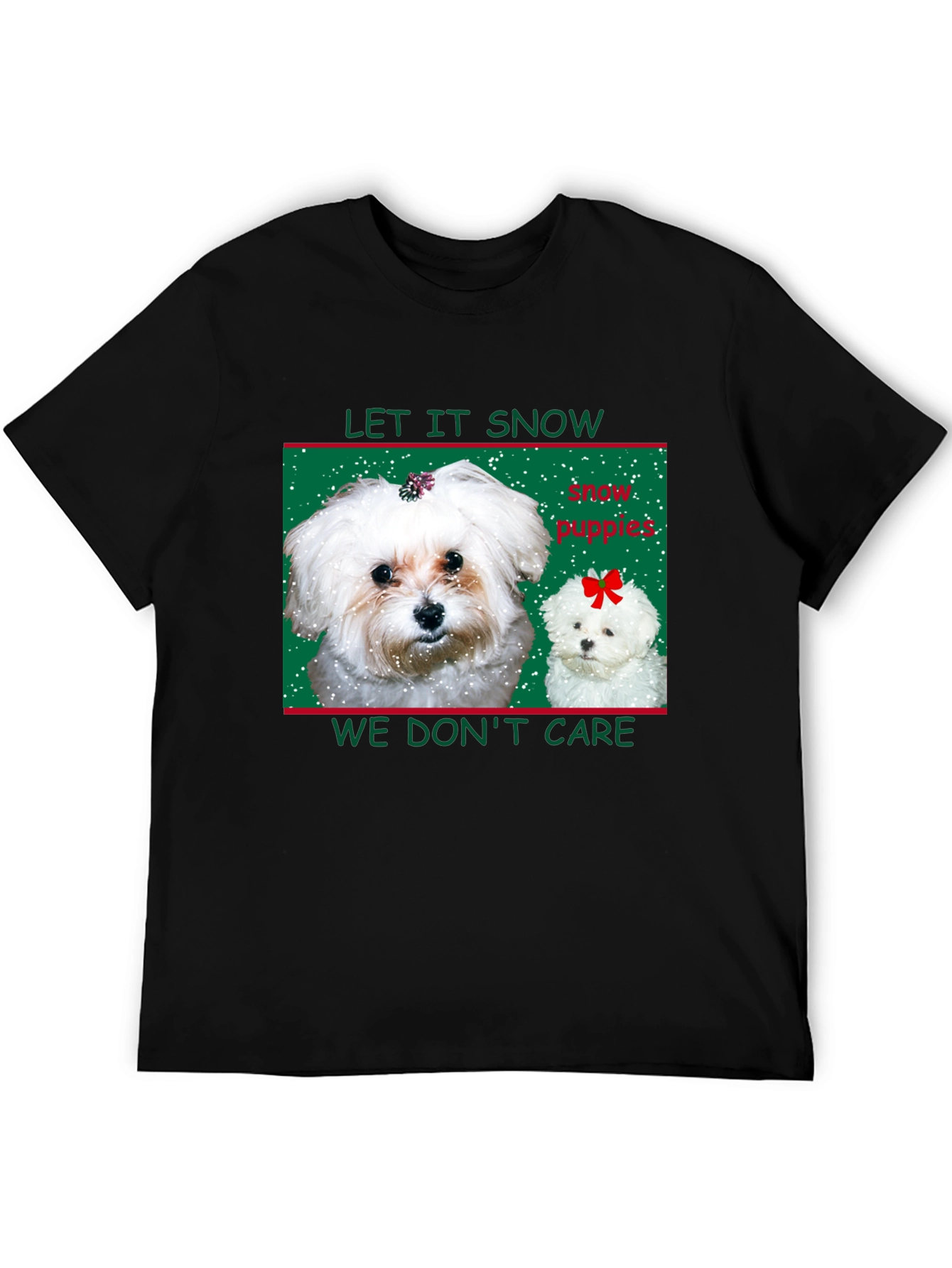 Let it Snow Puppies Graphic Tee