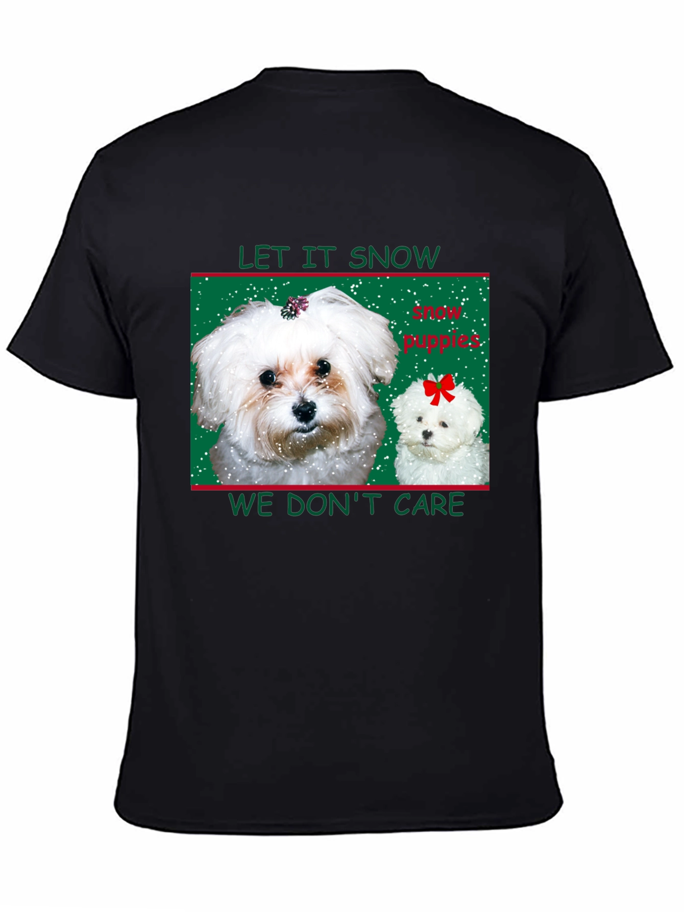 Let it Snow Puppies Graphic Tee