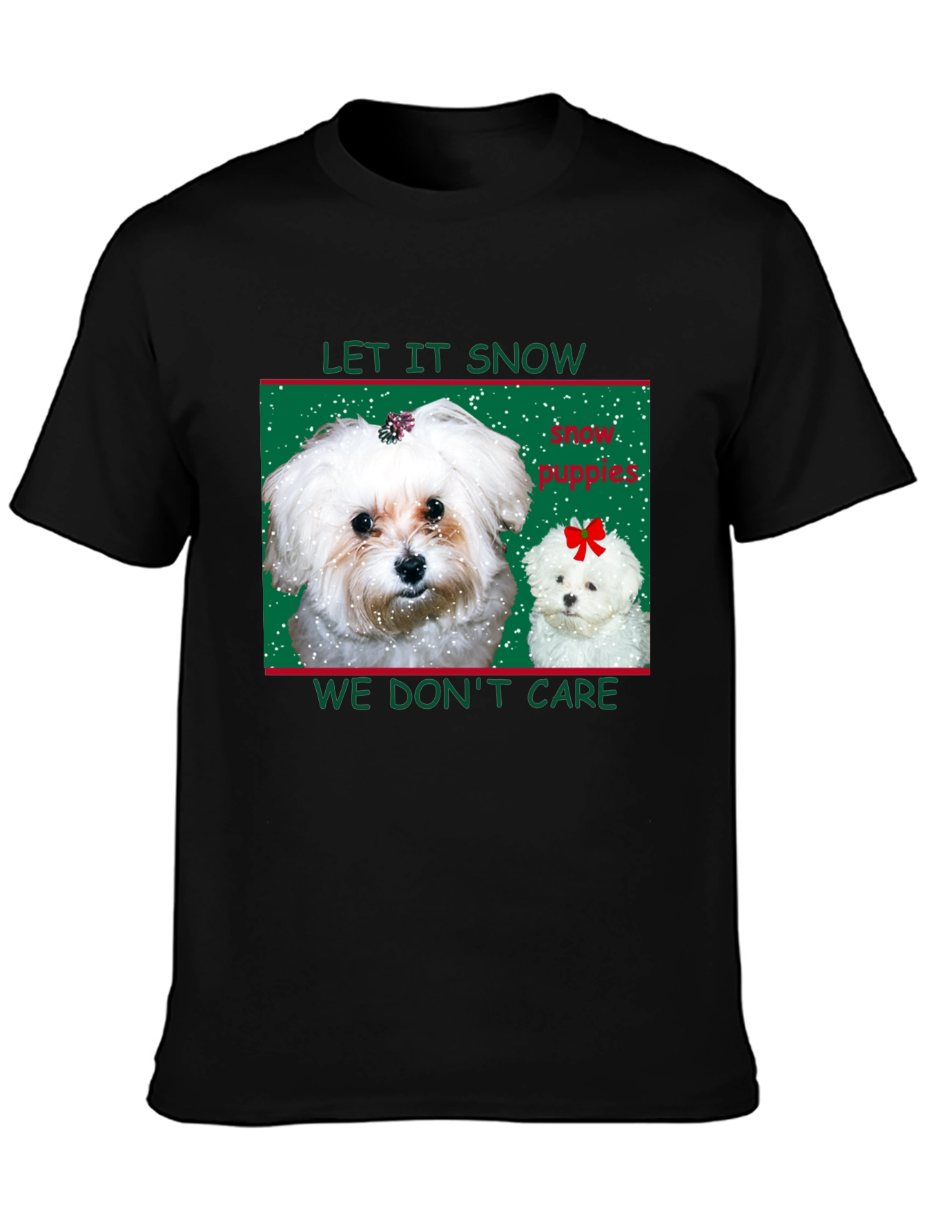 Let it Snow Puppies Graphic Tee