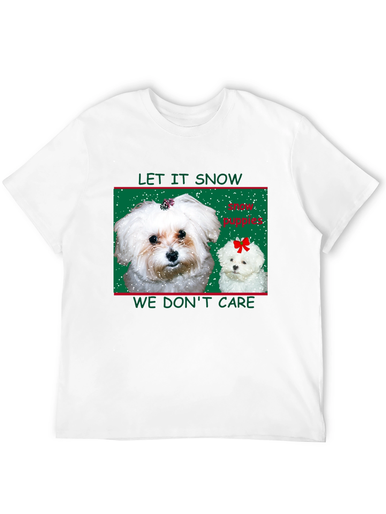 Let it Snow Puppies Graphic Tee