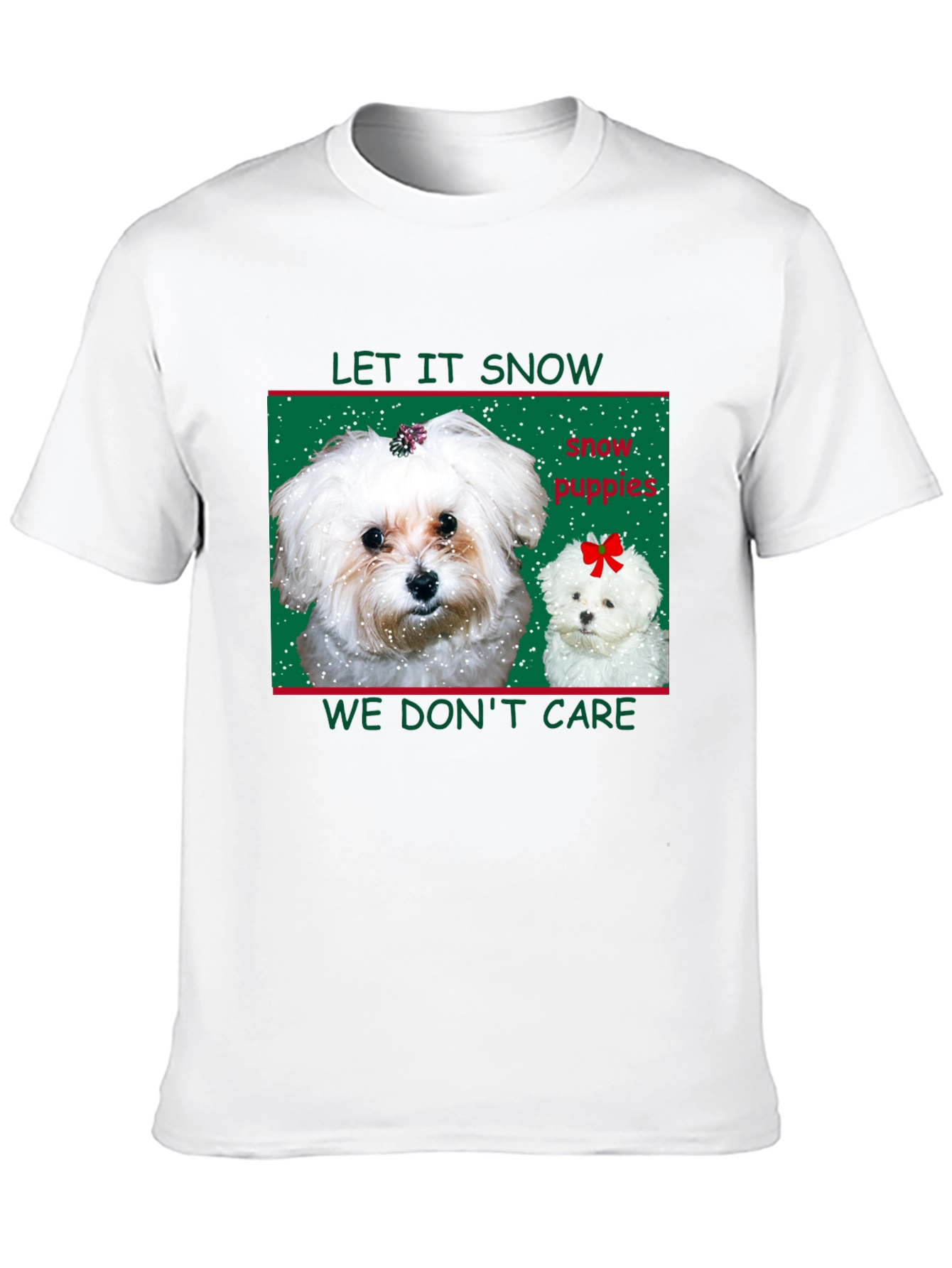 Let it Snow Puppies Graphic Tee