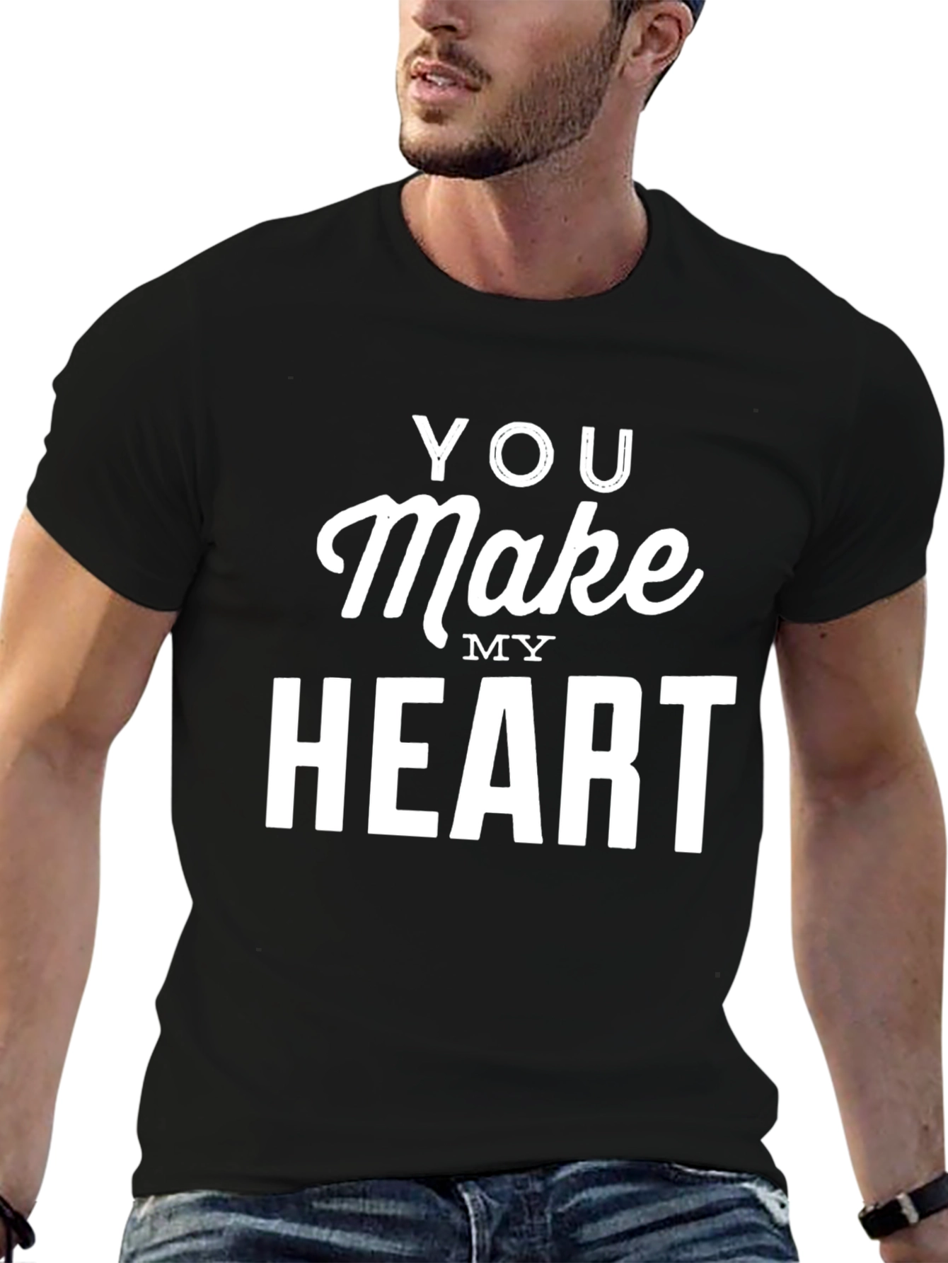 You Make My Heart Black Graphic Tee