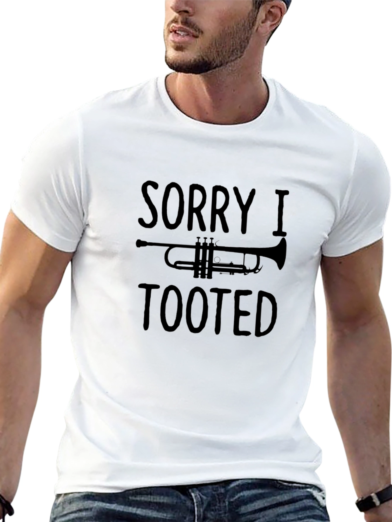 Sorry I Tooted Trumpet Graphic Tee
