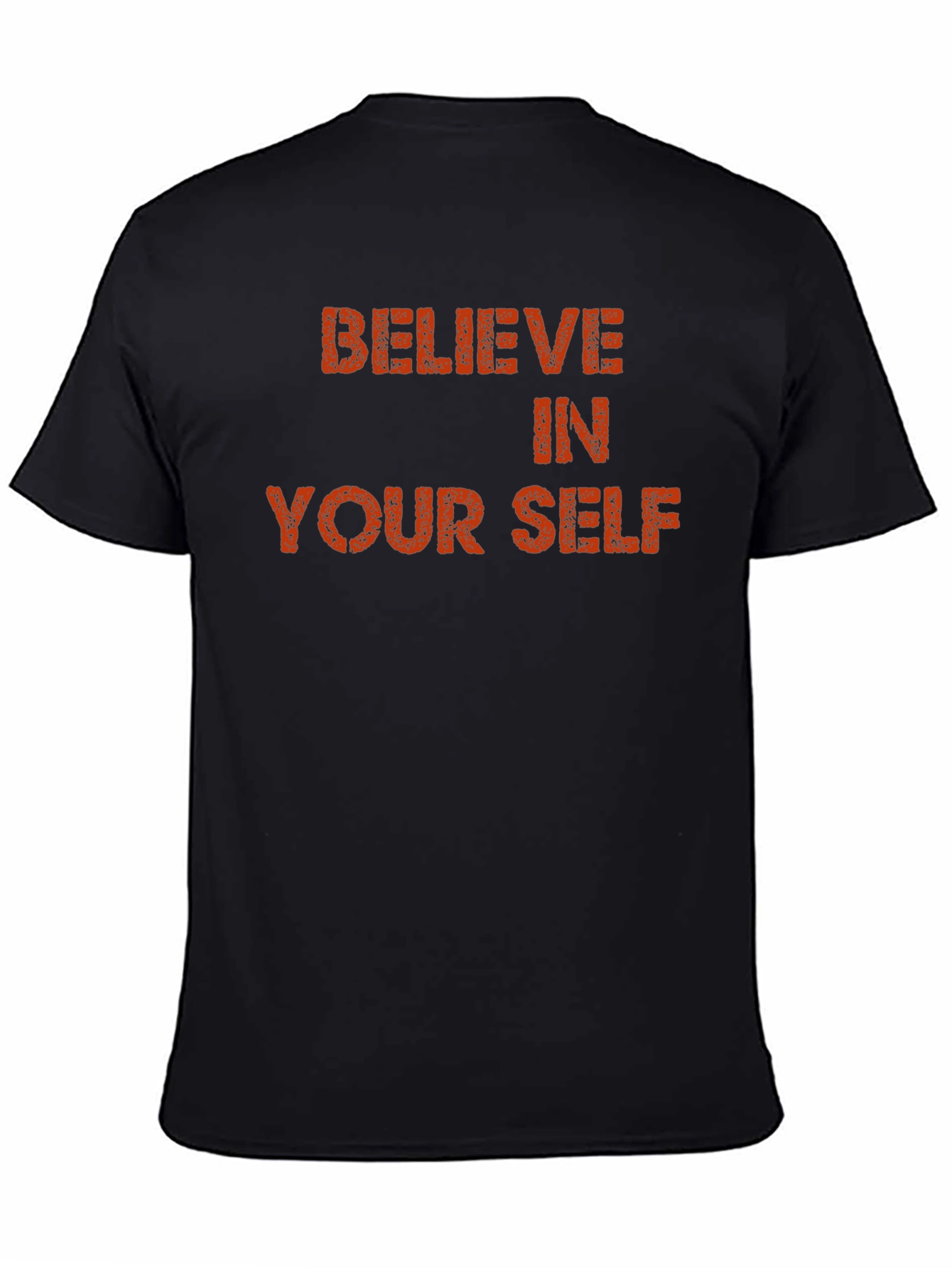 Believe In Yourself Black Graphic Tee