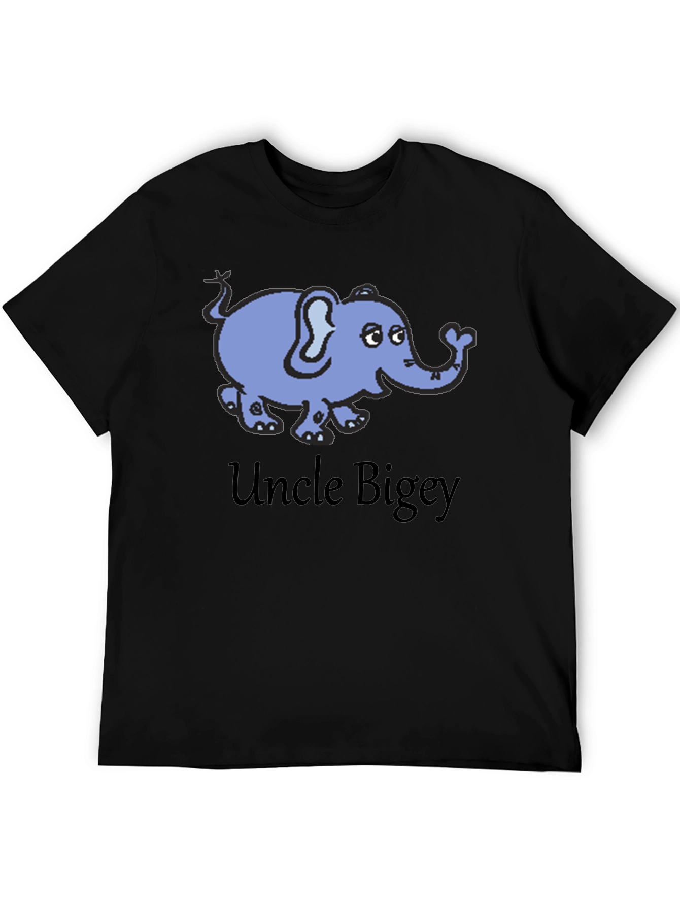 Uncle Bigey Elephant Cartoon T-Shirt