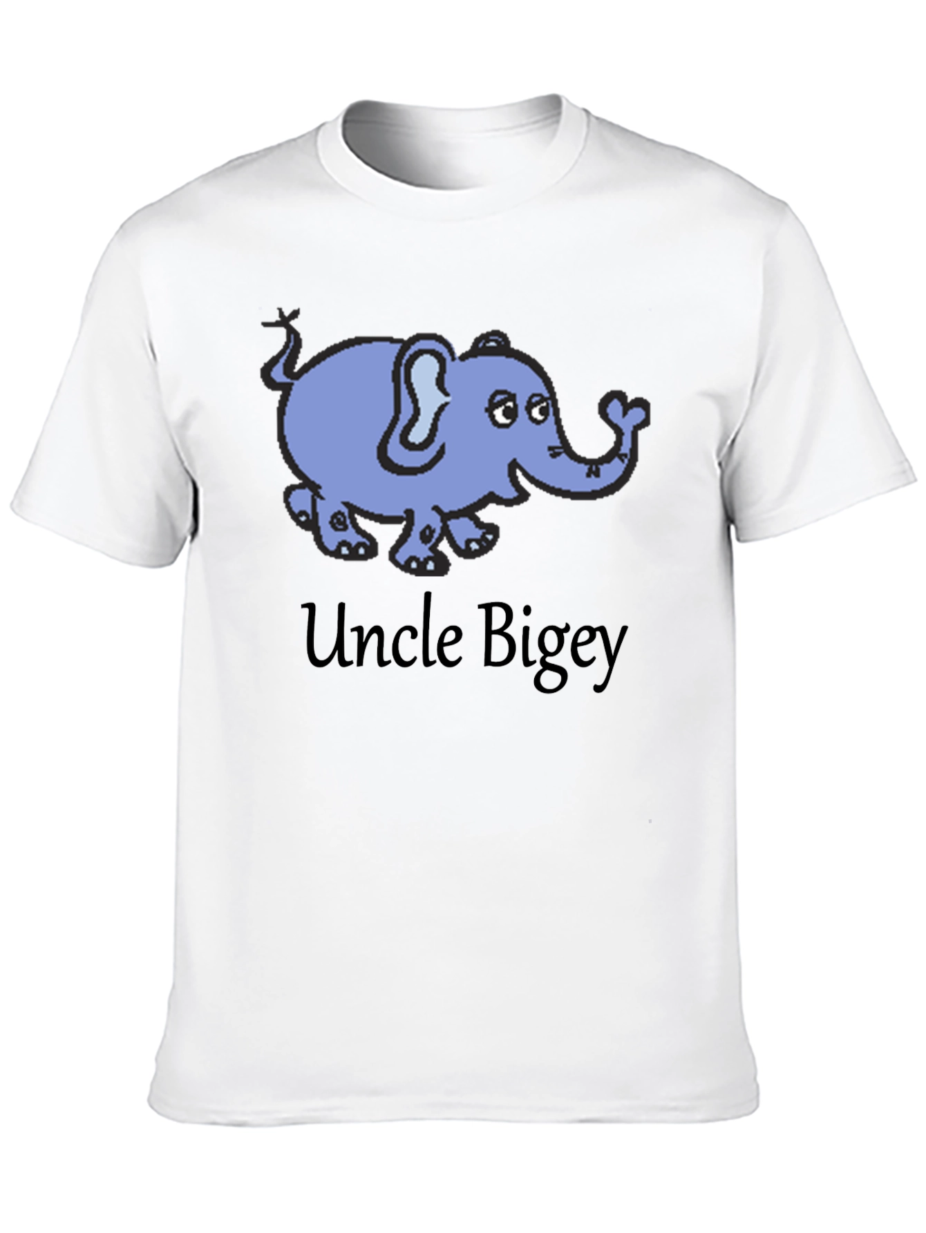 Uncle Bigey Elephant Cartoon T-Shirt