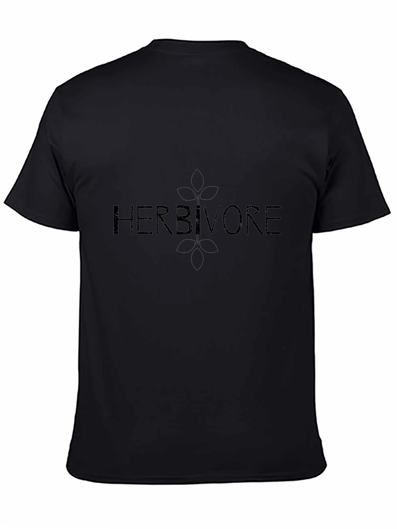 Herbivore Black T-Shirt - Vegan Friendly Apparel