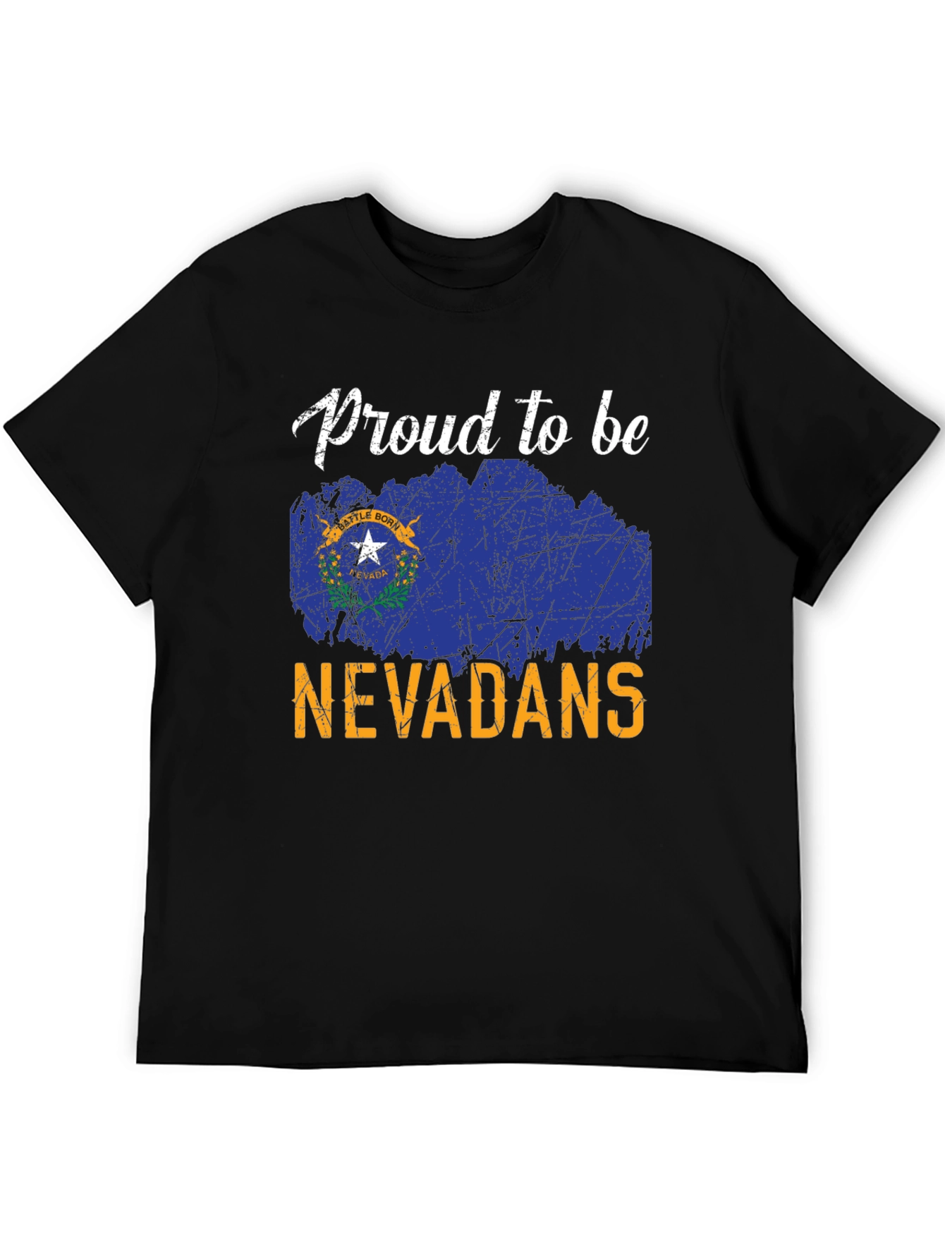 Proud Nevadans T-Shirt - State Flag Graphic Tee