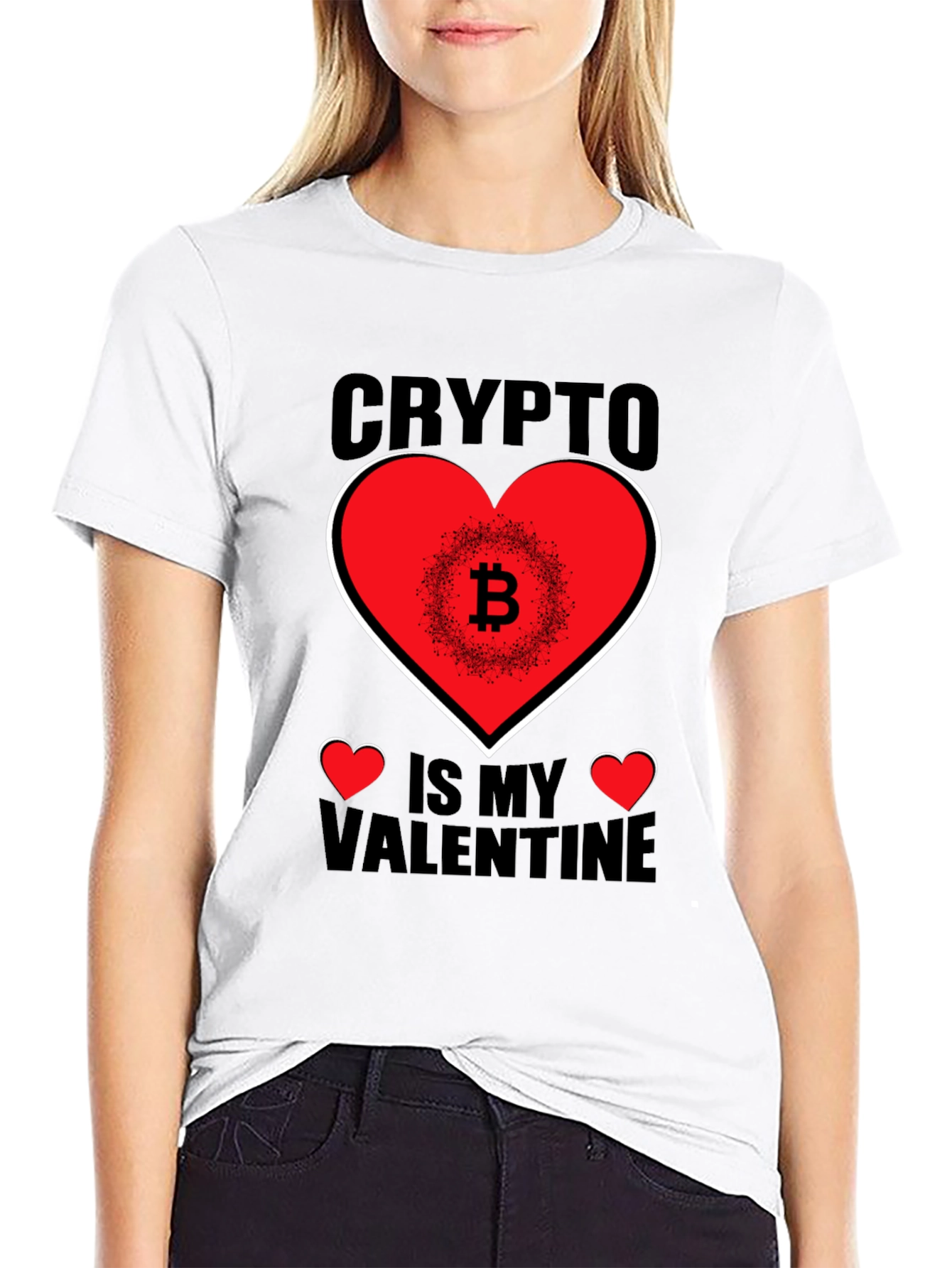 Crypto is My Valentine T-Shirt - Bitcoin Lover Tee