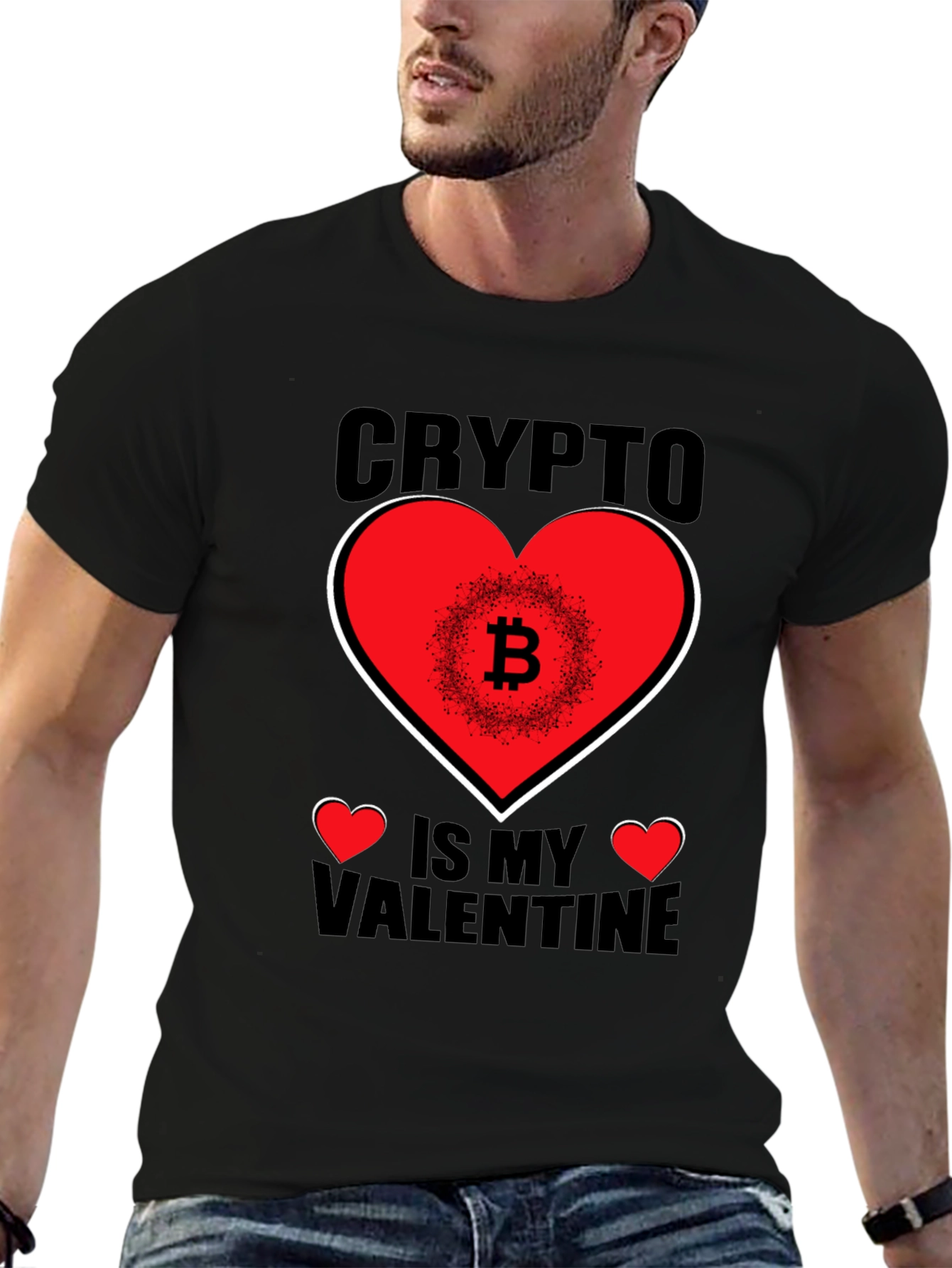 Crypto is My Valentine T-Shirt - Bitcoin Lover Tee