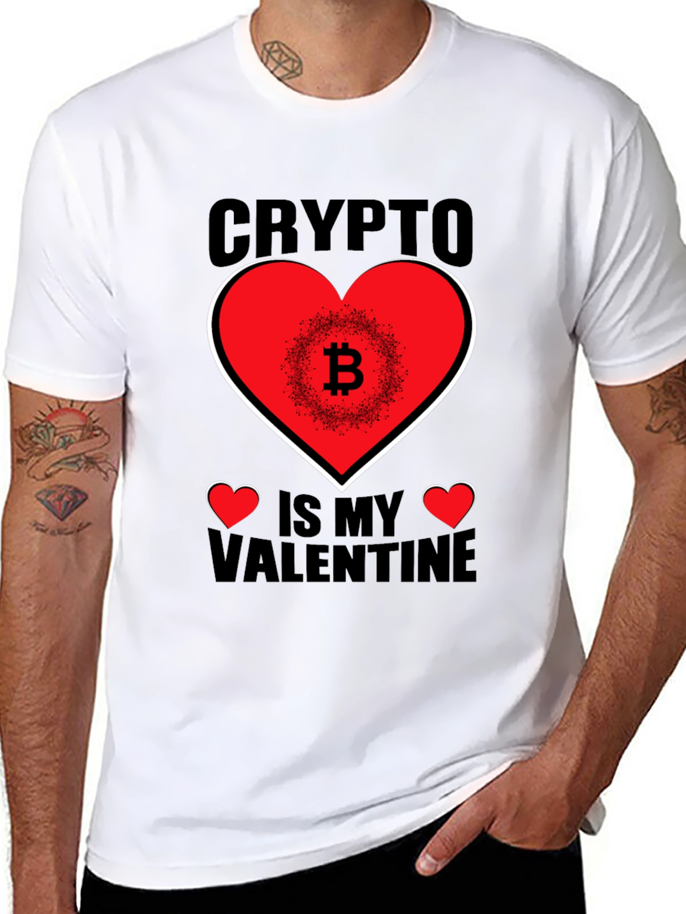 Crypto is My Valentine T-Shirt - Bitcoin Lover Tee