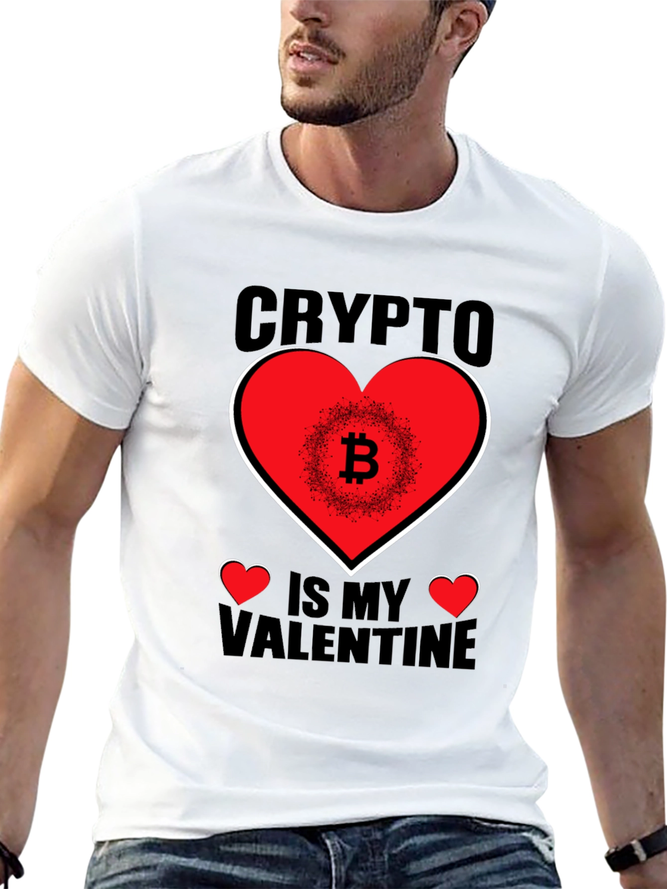 Crypto is My Valentine T-Shirt - Bitcoin Lover Tee