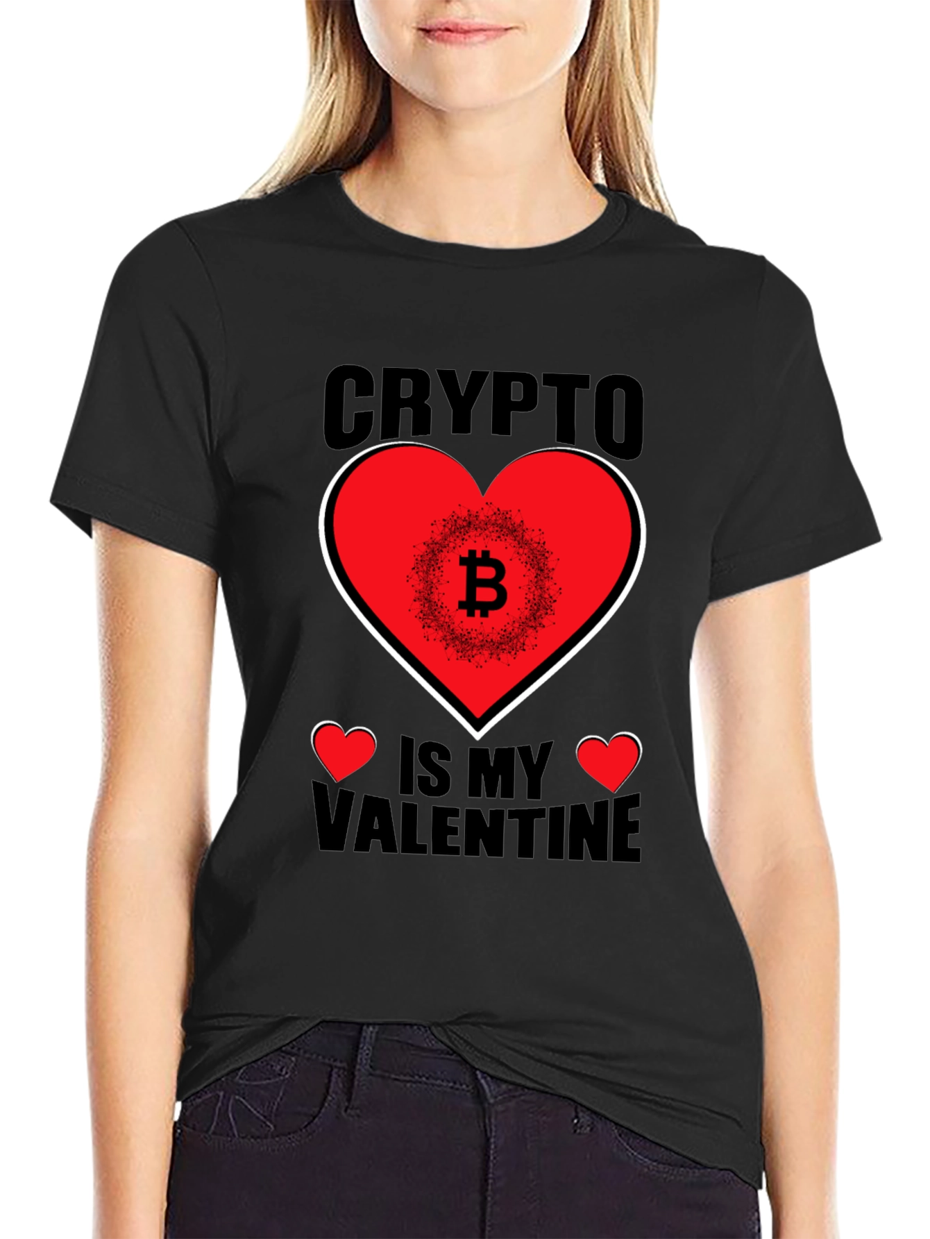 Crypto is My Valentine T-Shirt - Bitcoin Lover Tee
