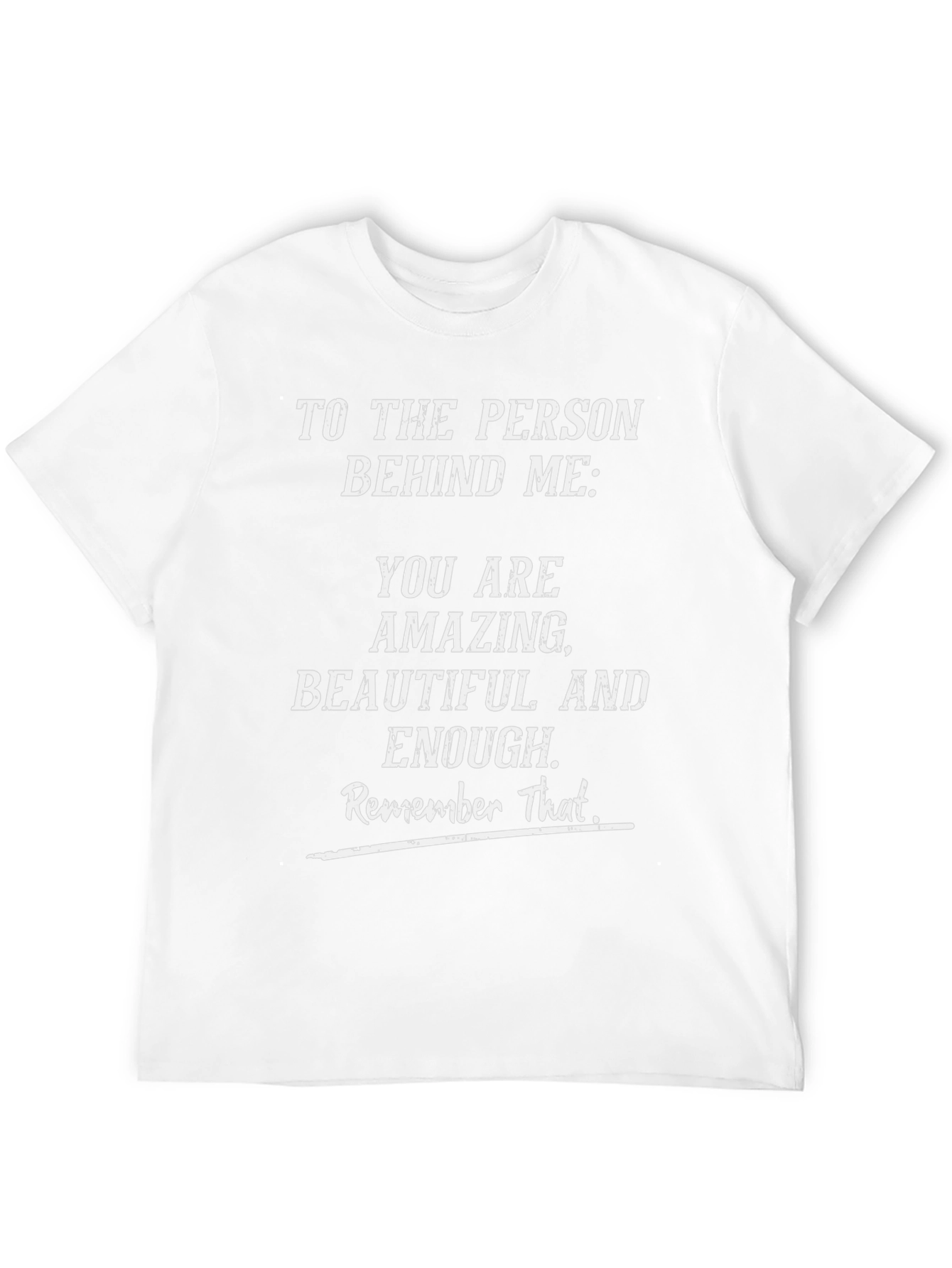 Positive Message Graphic T-Shirt - You Are Amazing!