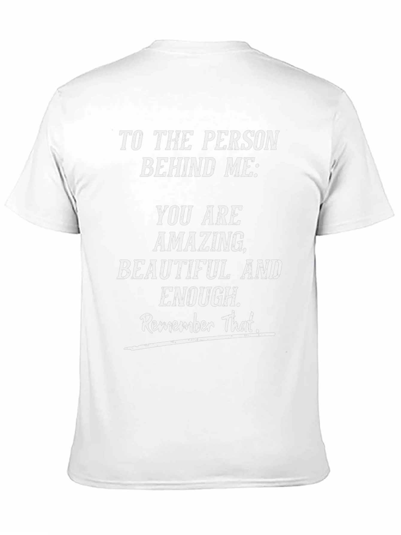 Positive Message Graphic T-Shirt - You Are Amazing!