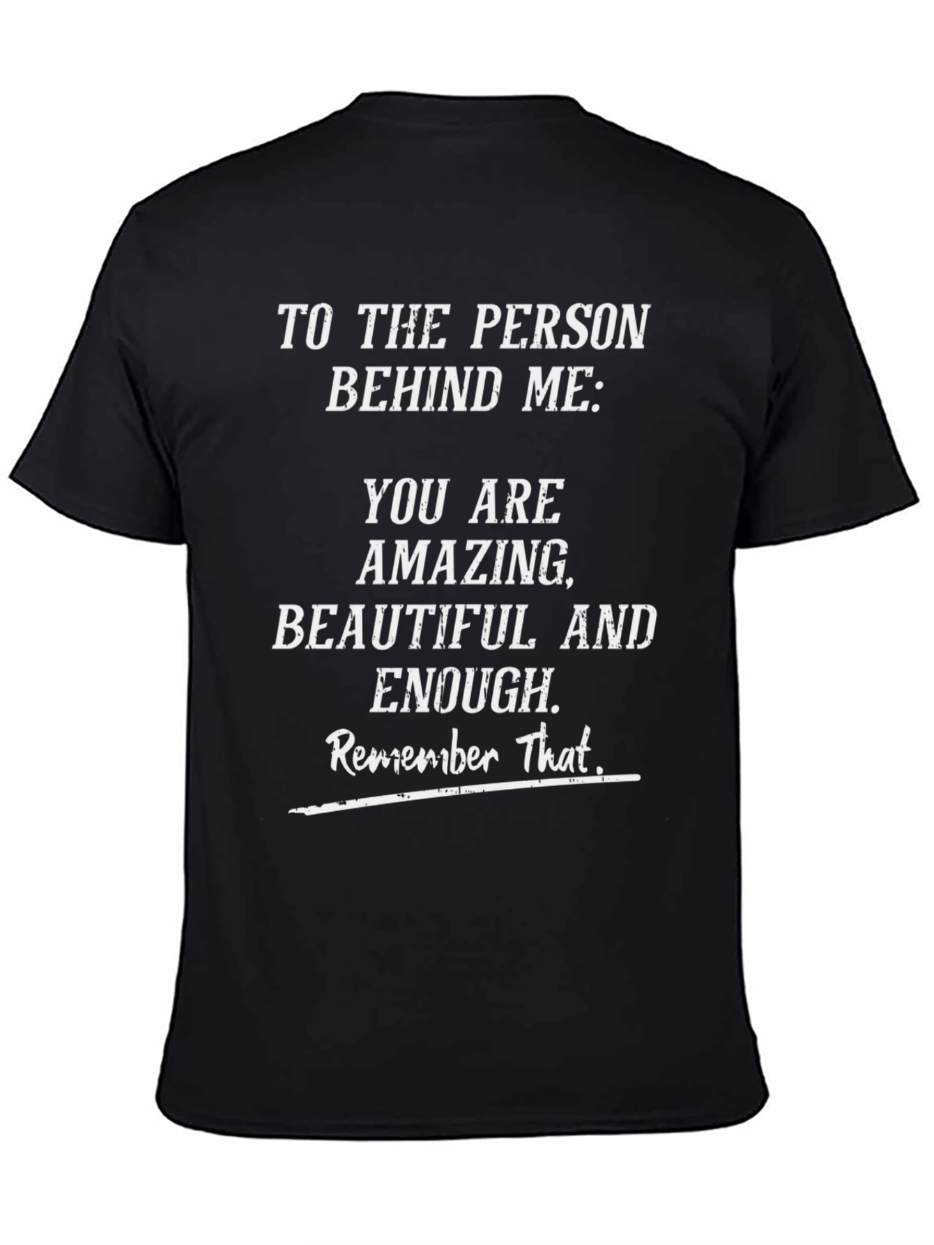Positive Message Graphic T-Shirt - You Are Amazing!