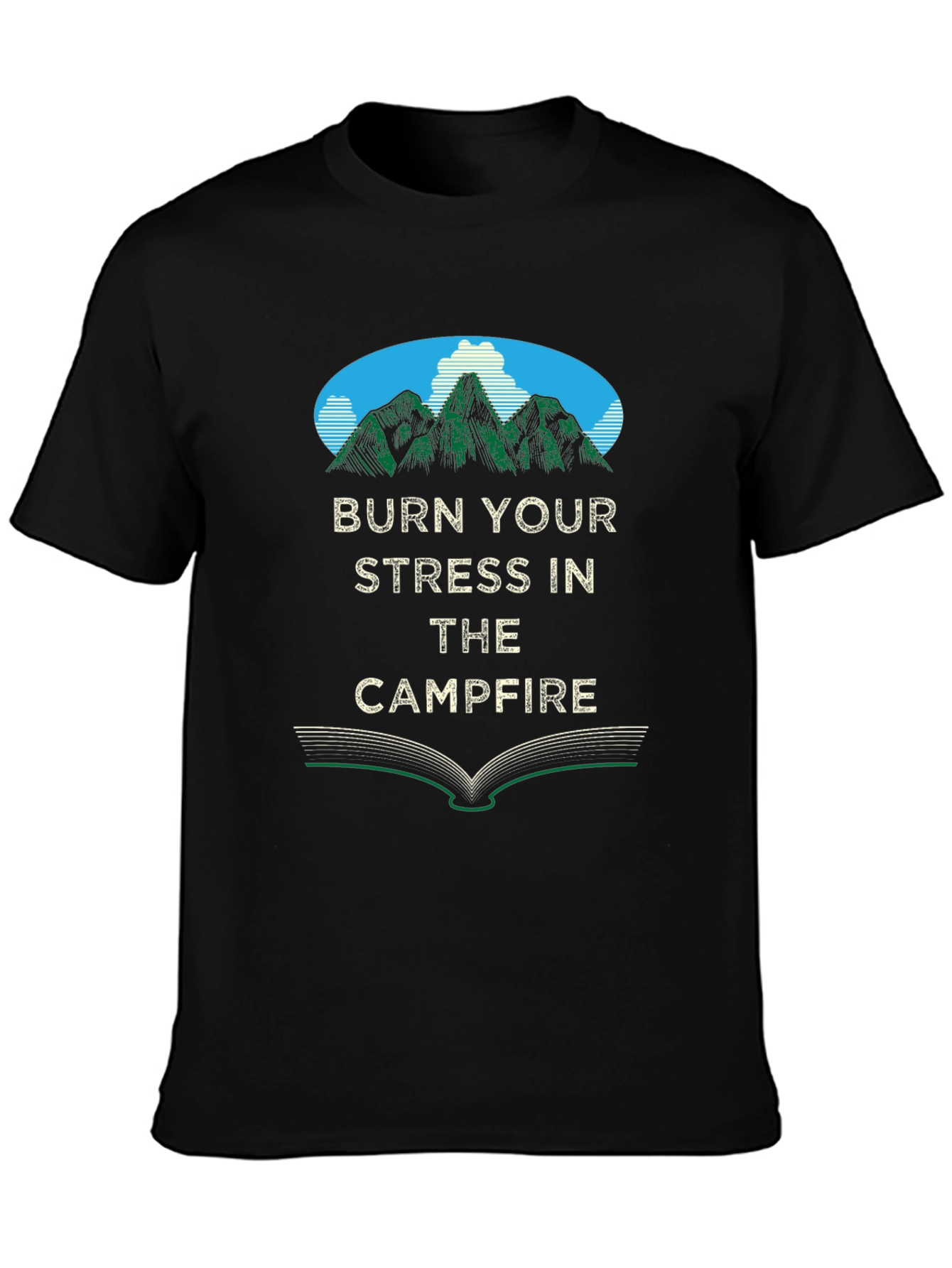 Burn Your Stress Campfire T-Shirt