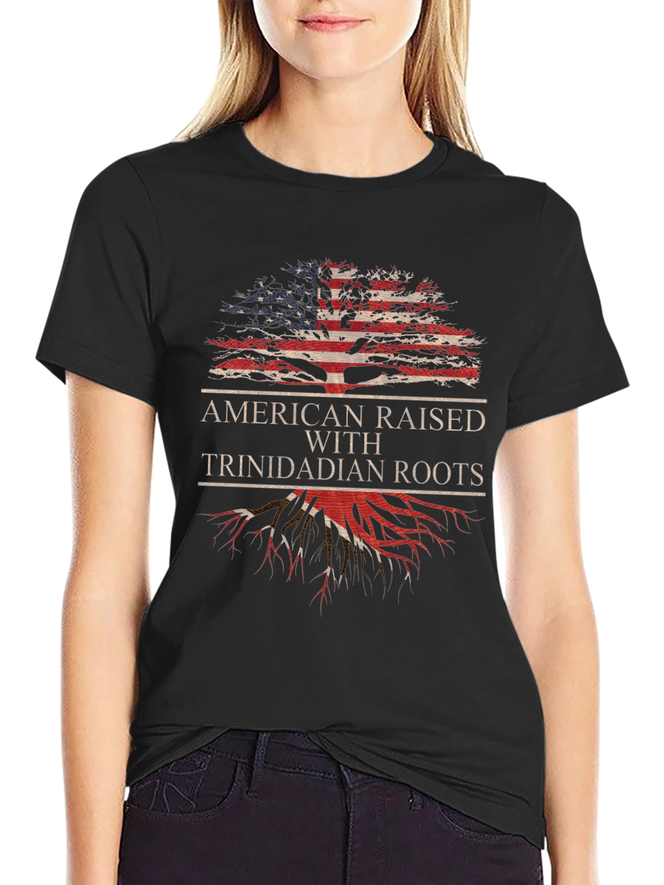 American Raised with Trinidadian Roots T-Shirt