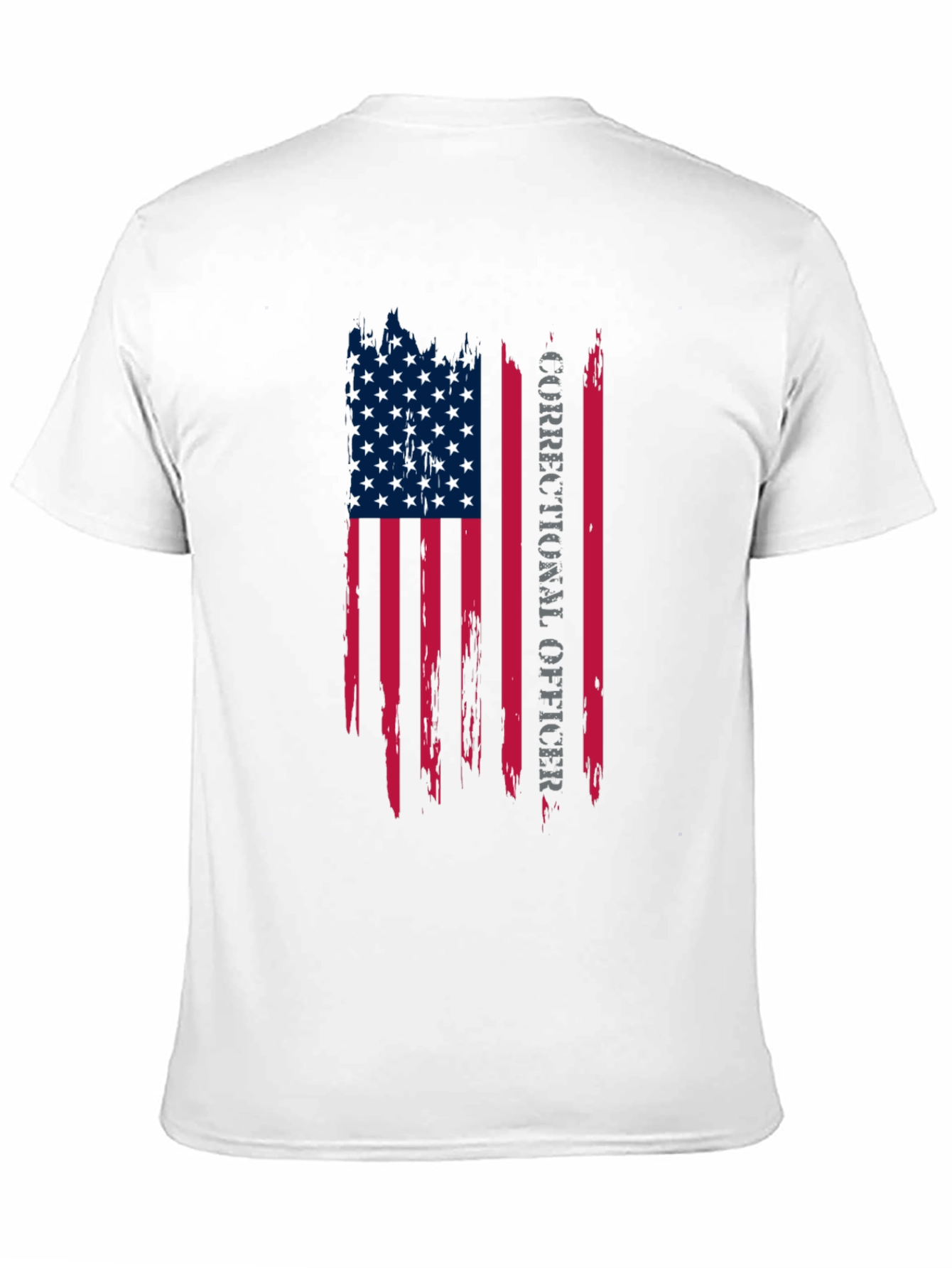 Correctional Officer US Flag T-Shirt