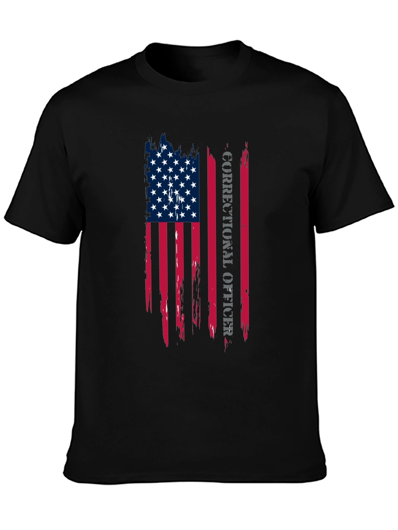 Correctional Officer US Flag T-Shirt