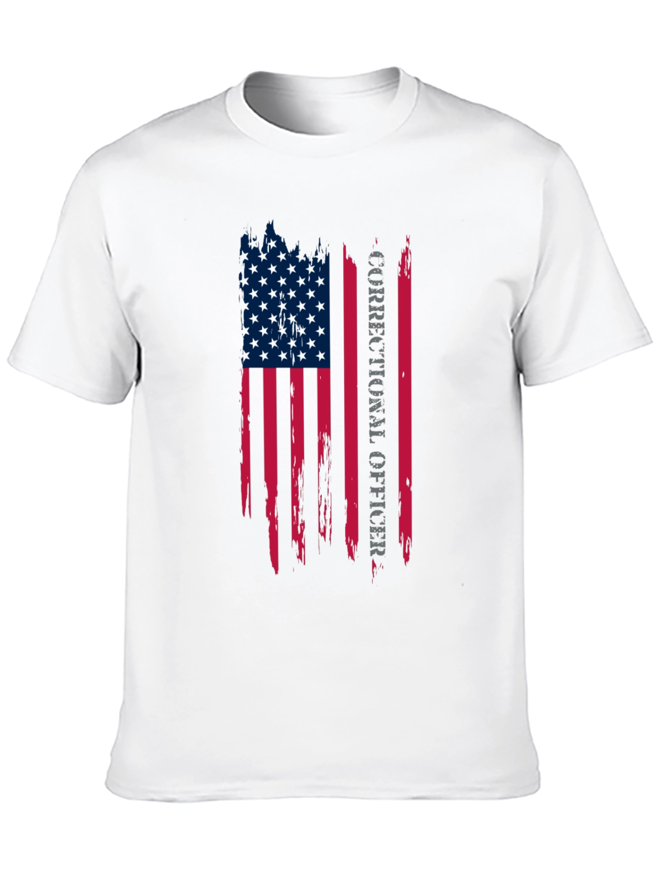 Correctional Officer US Flag T-Shirt