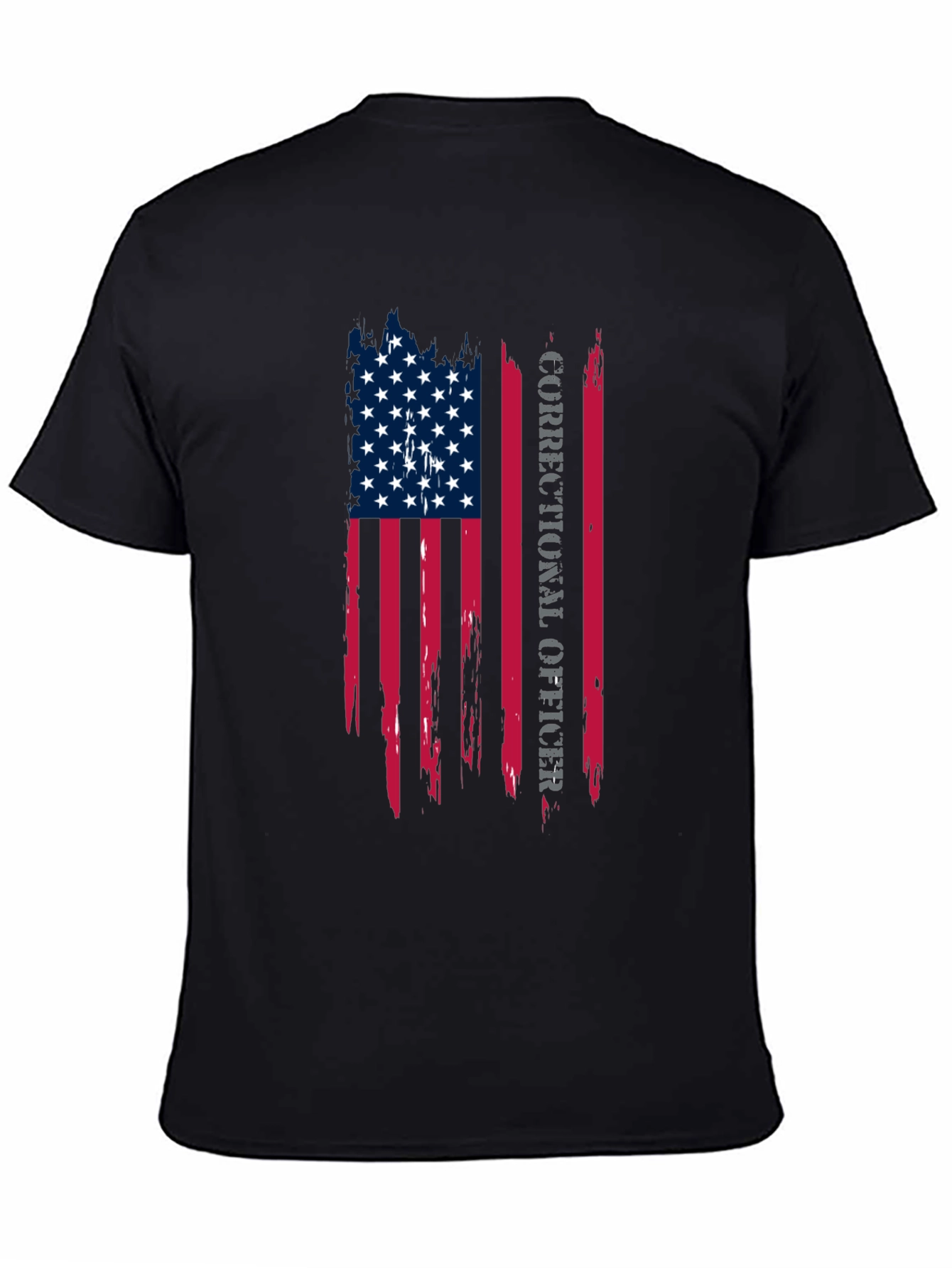 Correctional Officer US Flag T-Shirt