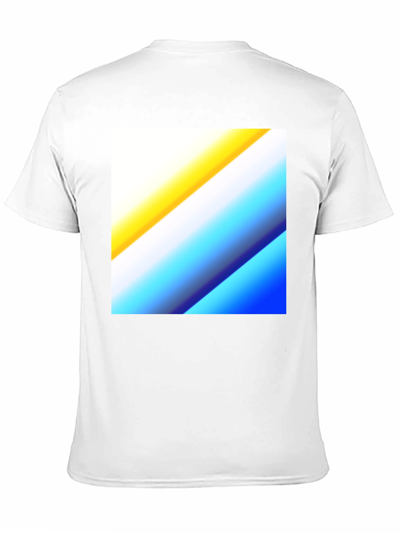 Abstract Gradient Graphic Tee - Black