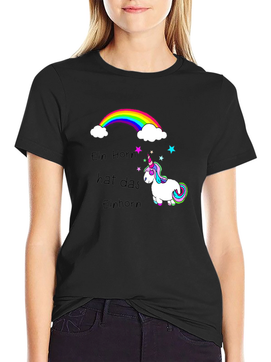 Einhorn T-Shirt - Rainbow Unicorn Design
