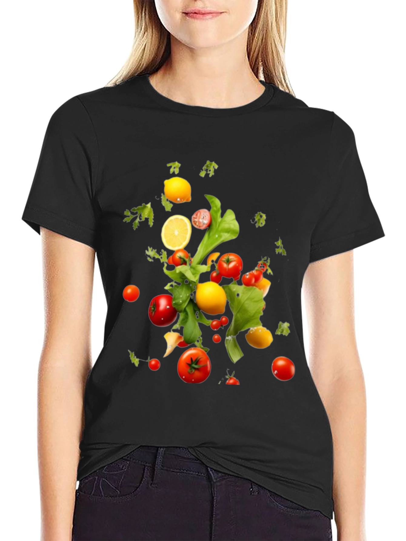 Fresh Veggie T-Shirt - Black