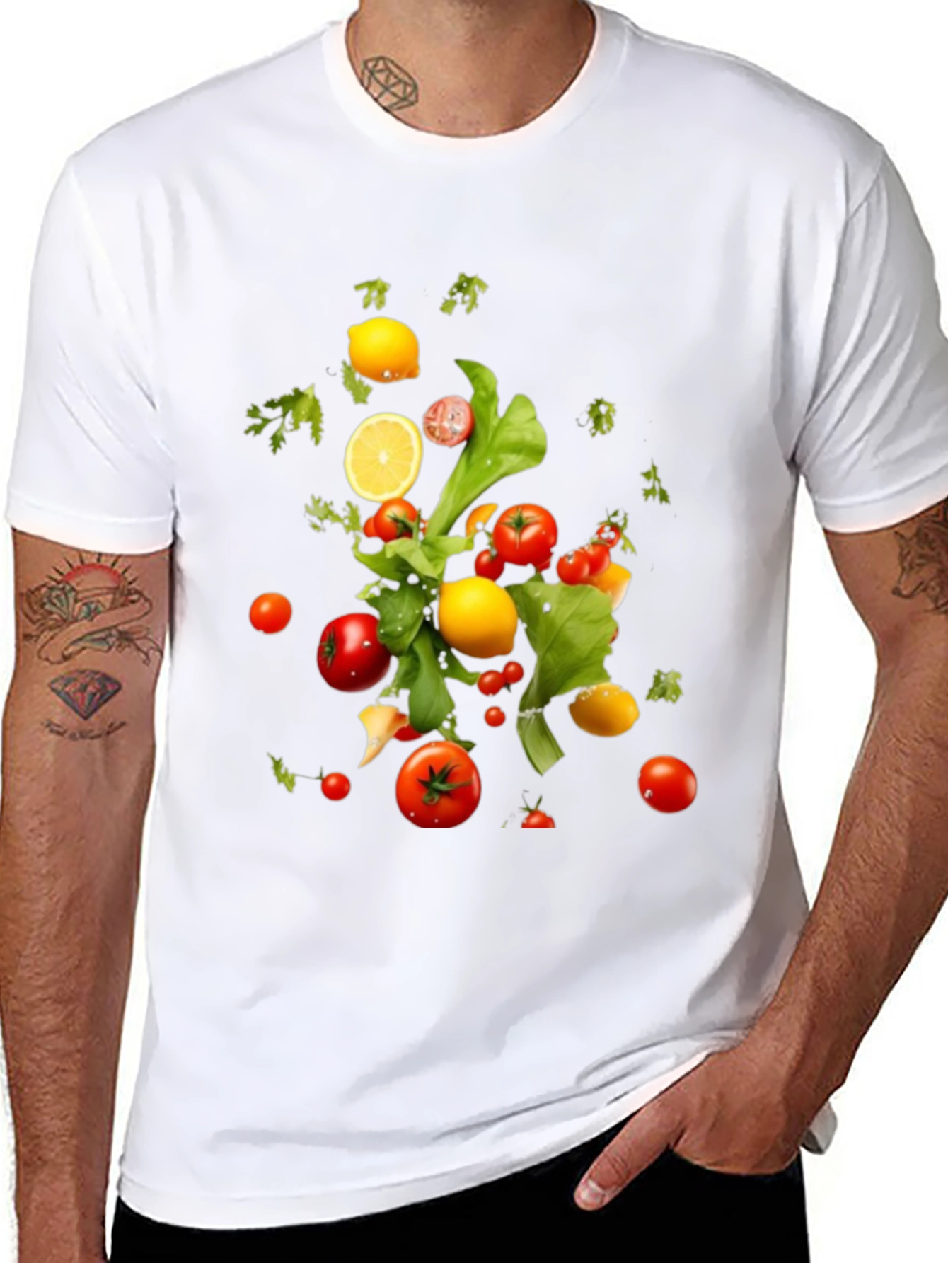 Fresh Veggie T-Shirt - Black