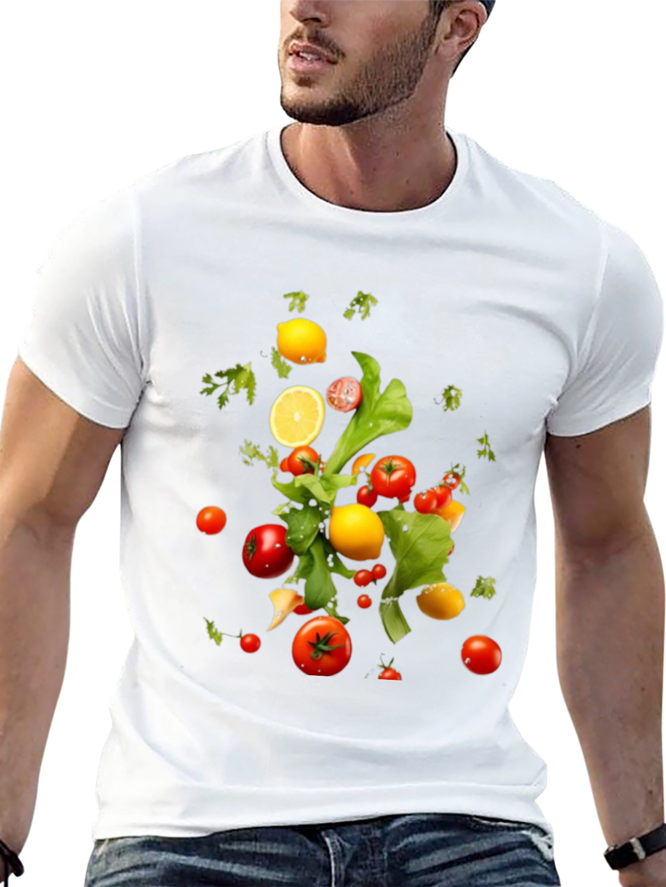 Fresh Veggie T-Shirt - Black