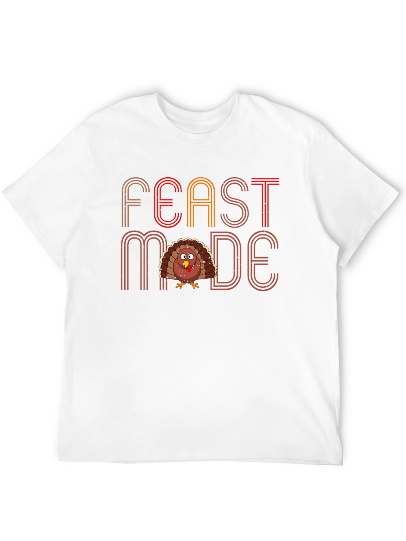 Feast Mode Turkey T-Shirt Thanksgiving Holiday Tee